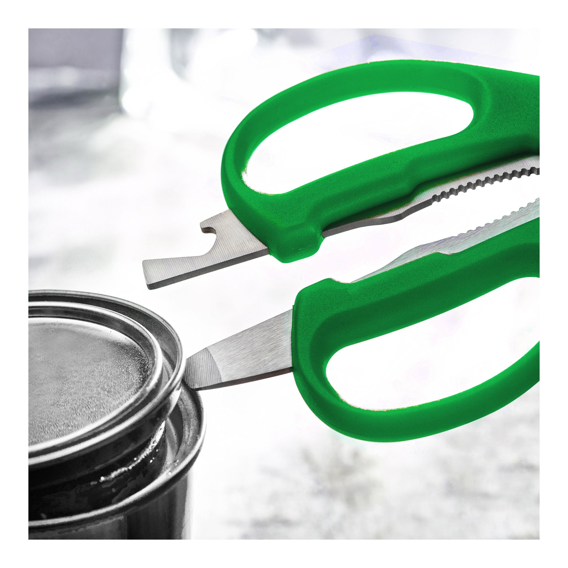 HENCKELS Kitchen Elements Multi-Purpose Shears, Green-Kitchen Shear-DECOROLALA