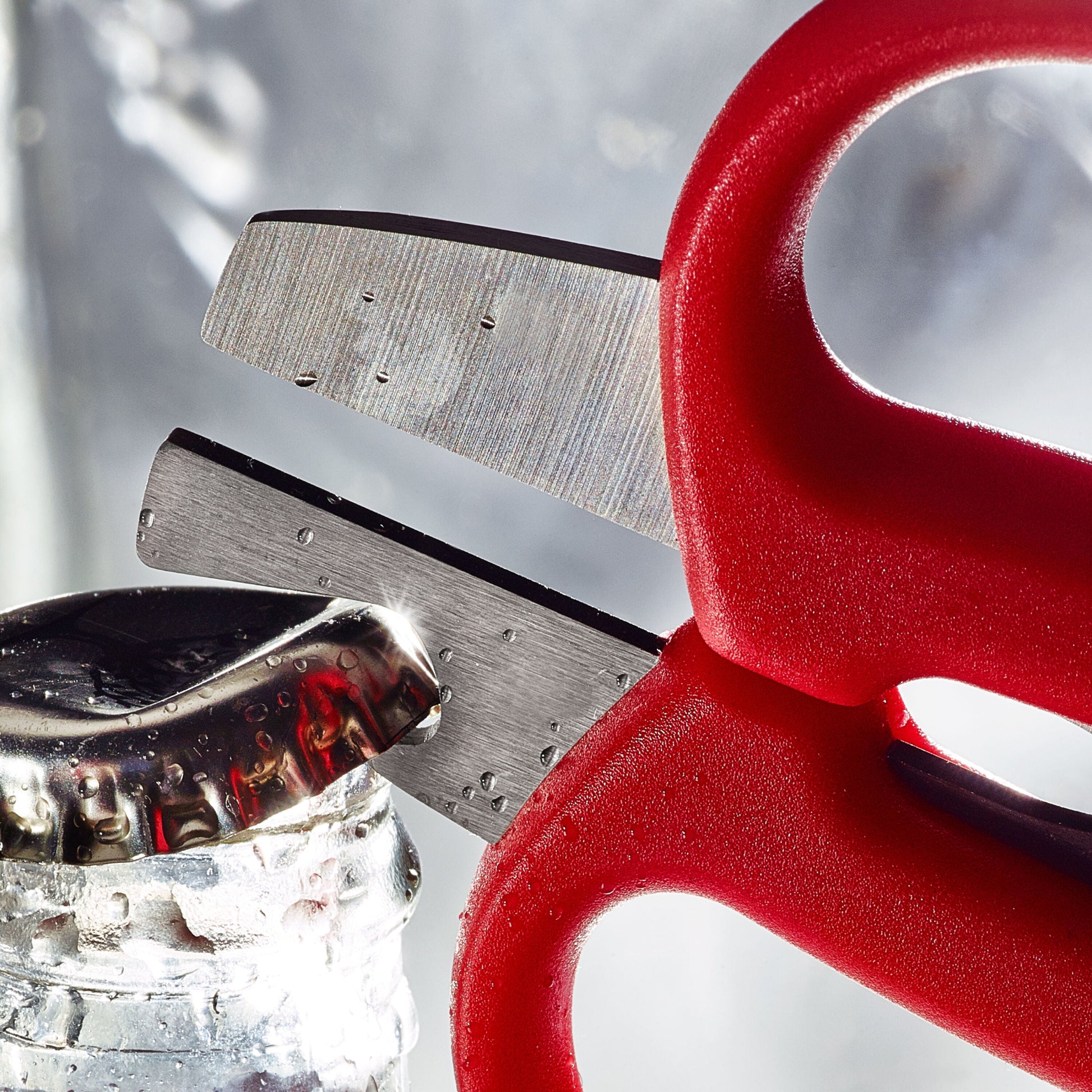 HENCKELS Kitchen Elements Multi-Purpose Shears, Red-Kitchen Shear-DECOROLALA