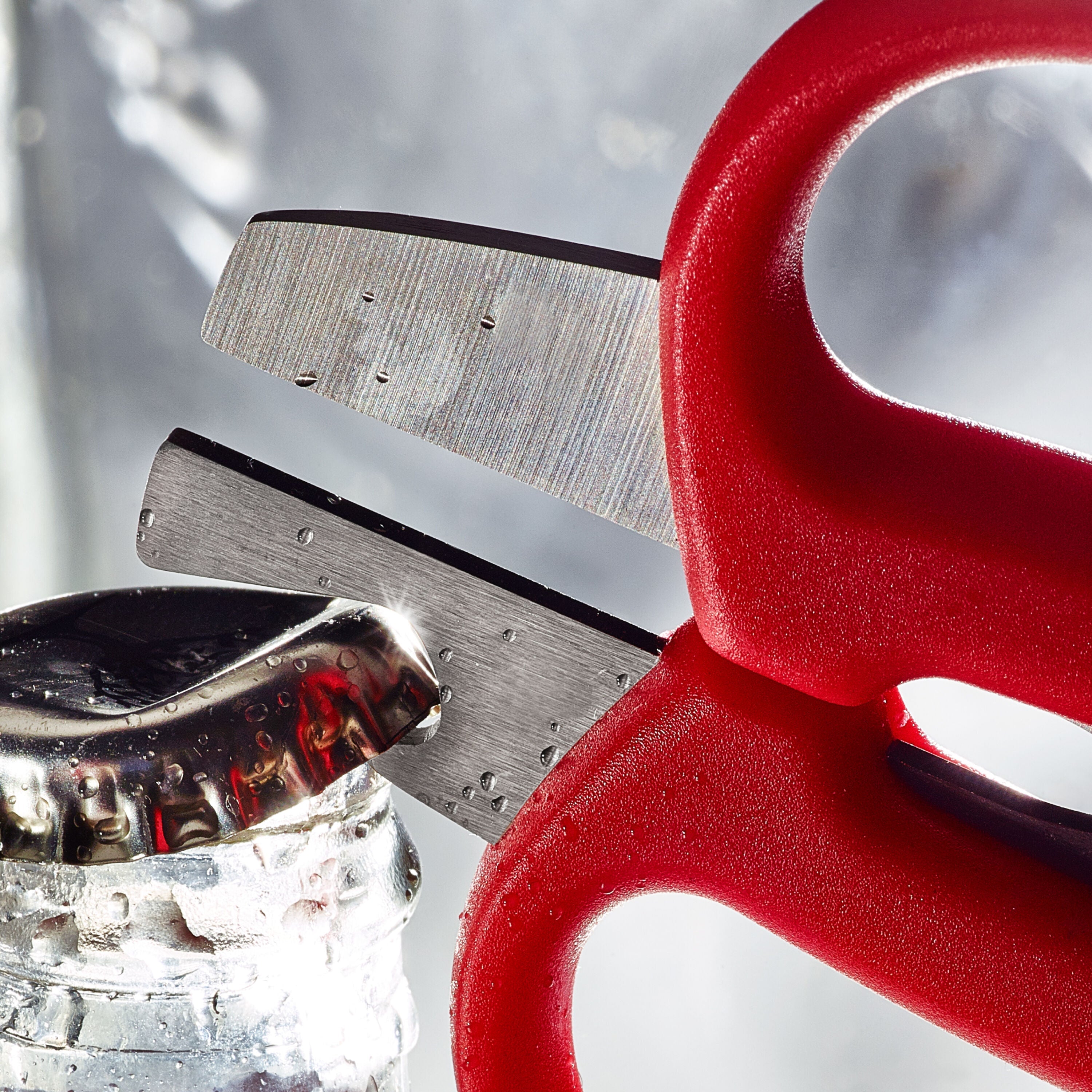 HENCKELS Kitchen Elements Multi-Purpose Shears, Red-Kitchen Shear-DECOROLALA