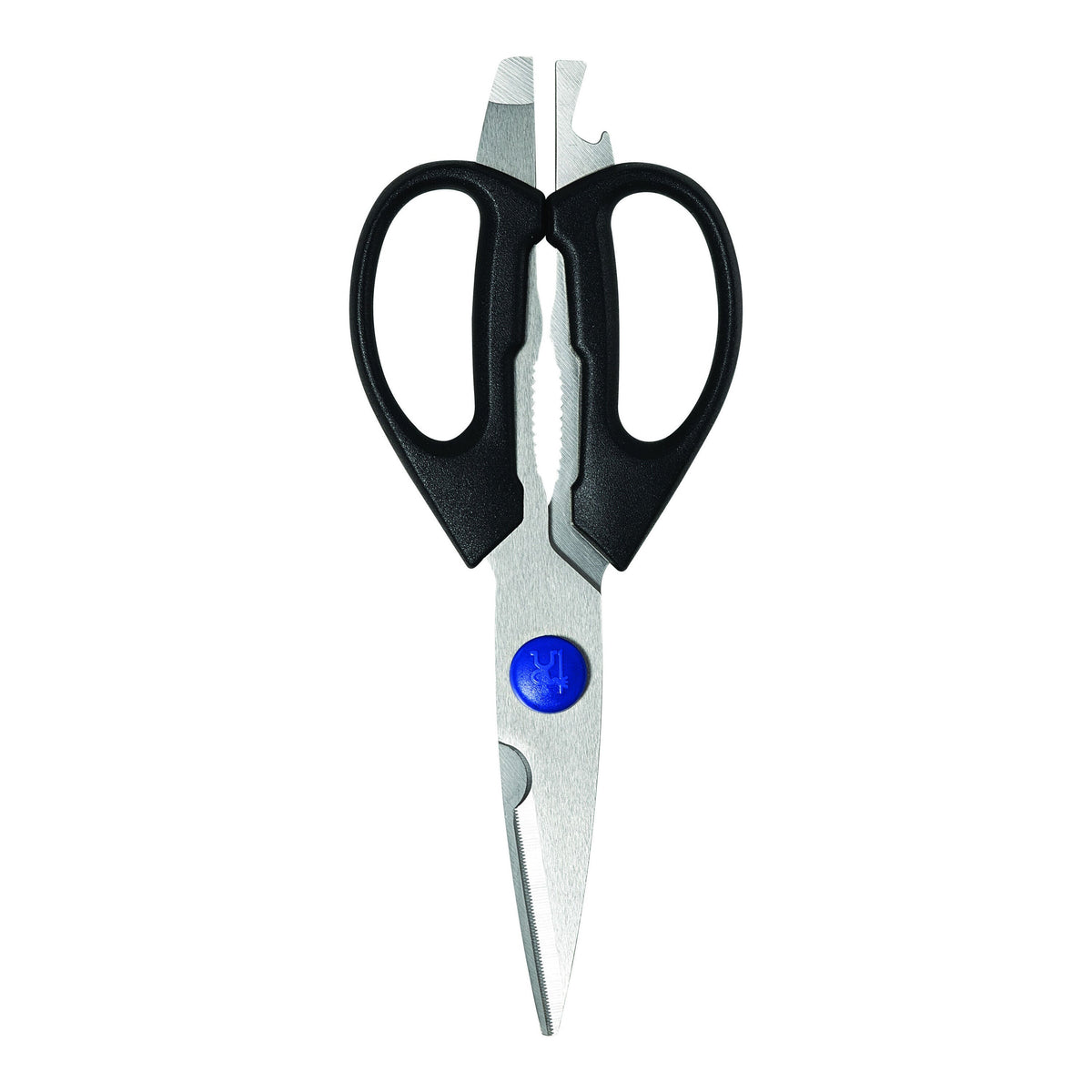 HENCKELS Kitchen Shears Stainless Steel - Black-Kitchen Shears-DECOROLALA