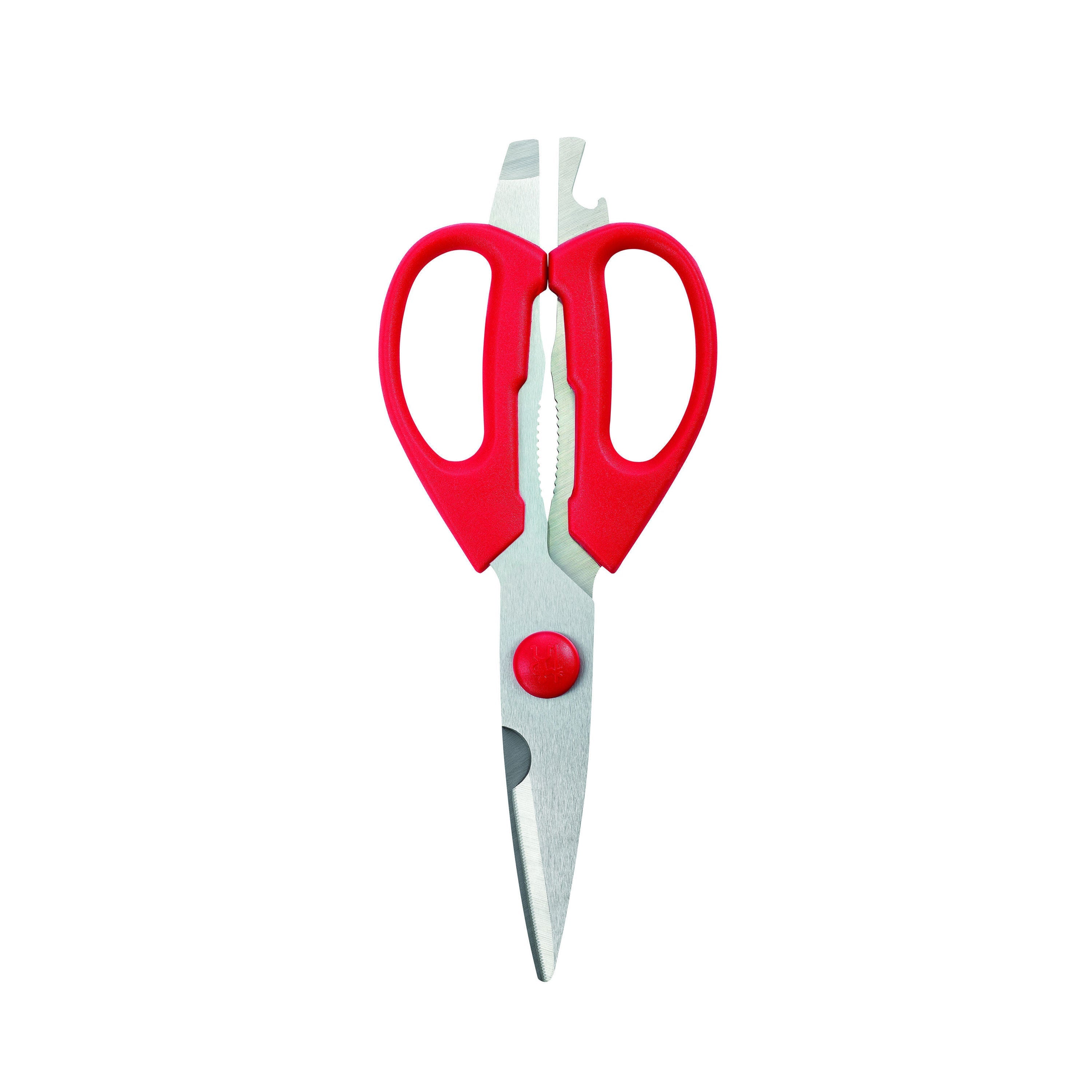 HENCKELS Kitchen Shears Stainless Steel Red-Kitchen Shear-DECOROLALA