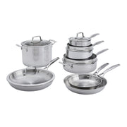 HENCKELS Legacy 12 Piece Stainless Steel Cookware Set-Cookware Set-DECOROLALA