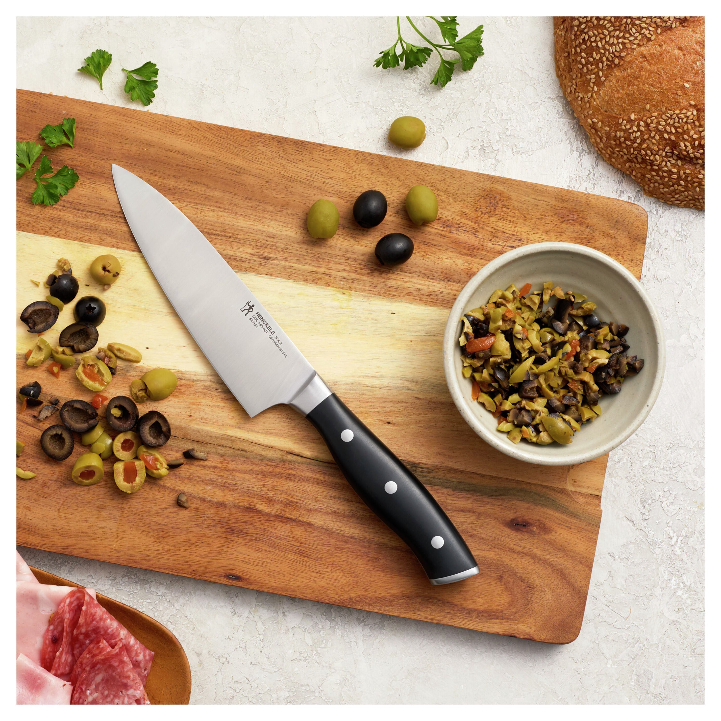 HENCKELS Nola 6.5" Chef's Knife German Stainless-DECOROLALA