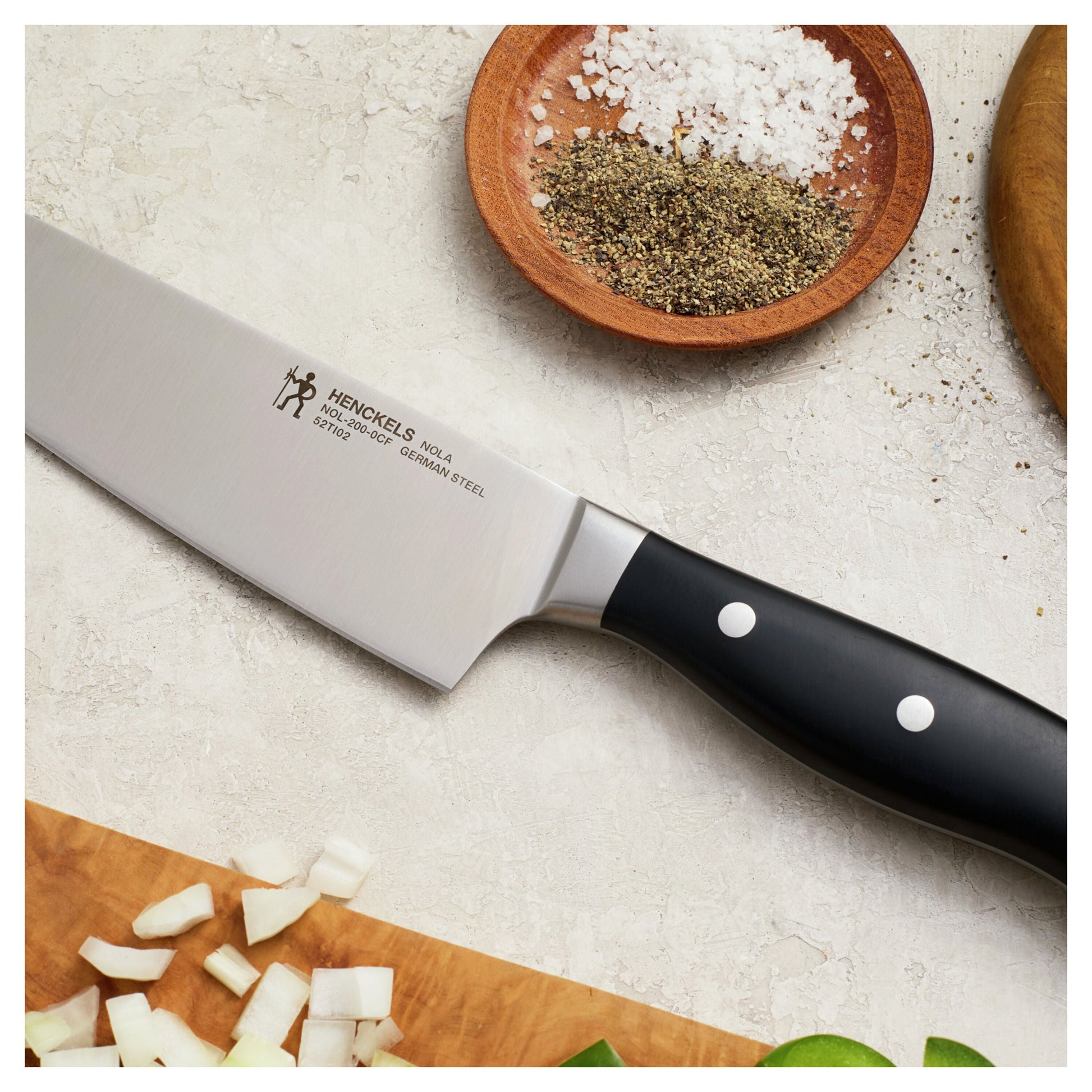 HENCKELS Nola 8" Chef's Knife German Stainless Steel-DECOROLALA