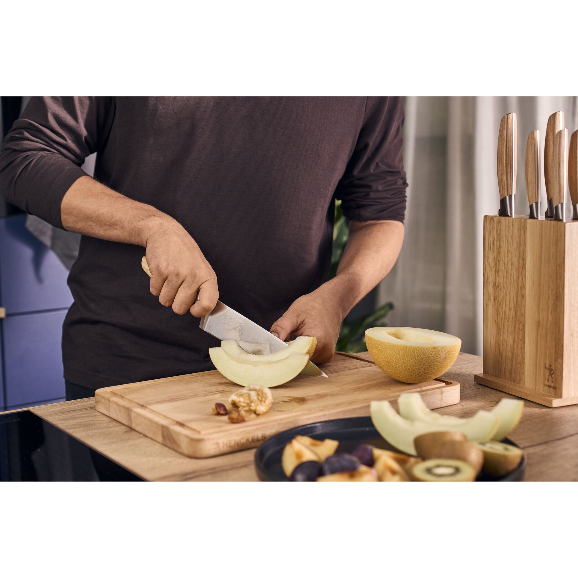 HENCKELS Pakka 7 Piece, Knife Block Set, Nature-Knife Block-DECOROLALA