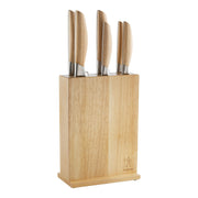 HENCKELS Pakka 7 Piece, Knife Block Set, Nature-Knife Block-DECOROLALA