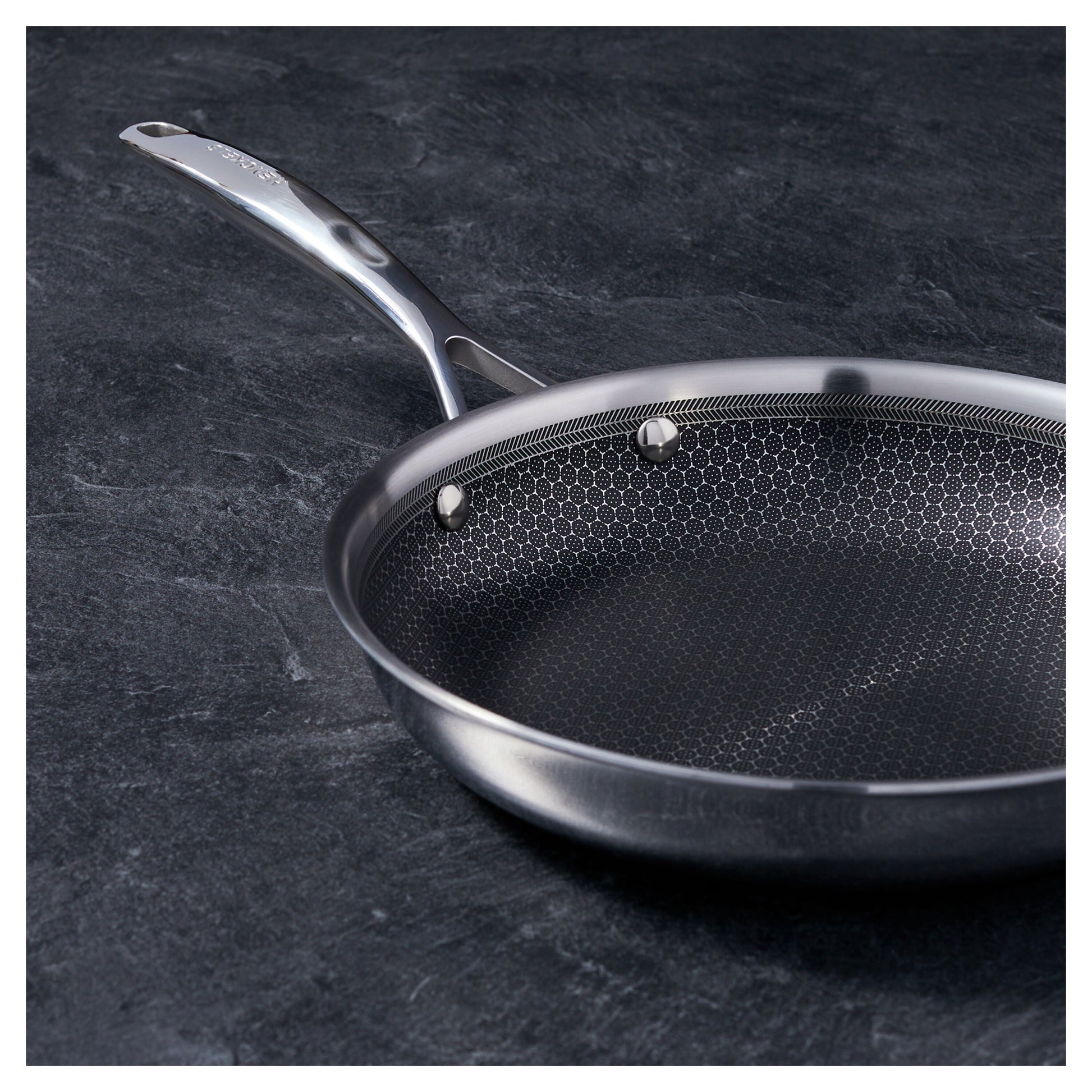 HENCKELS Paradigm 3 Piece Stainless Steel Fry Pan Set-Frying Pan-DECOROLALA