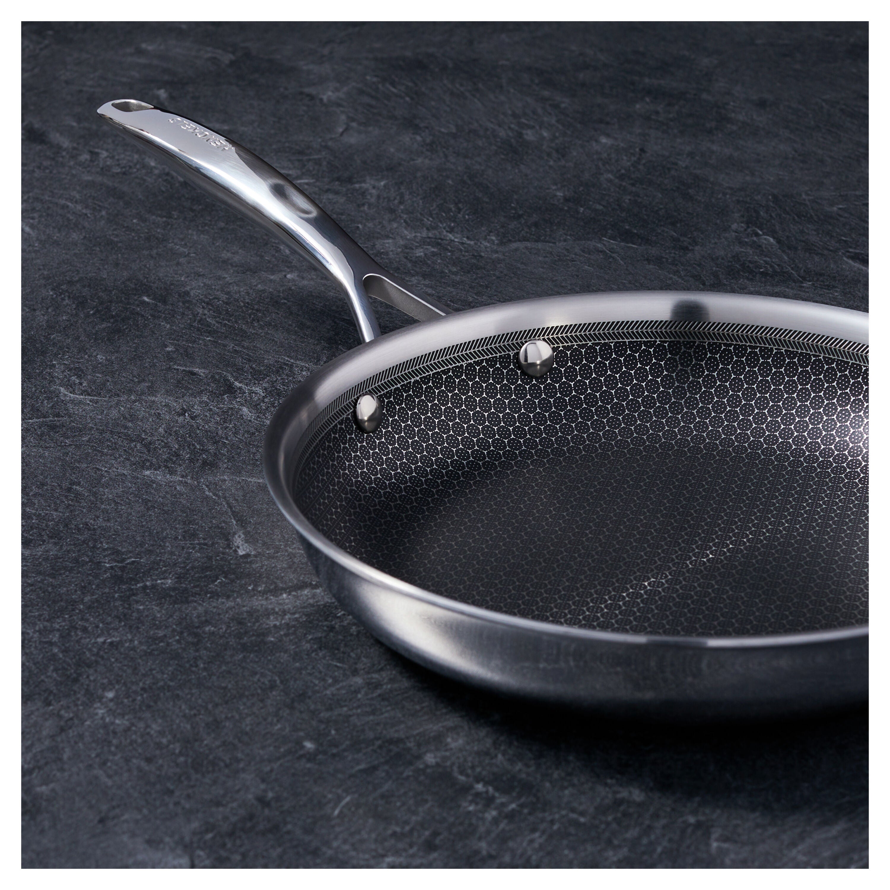 HENCKELS Paradigm 3 Piece Stainless Steel Fry Pan Set-Frying Pan-DECOROLALA
