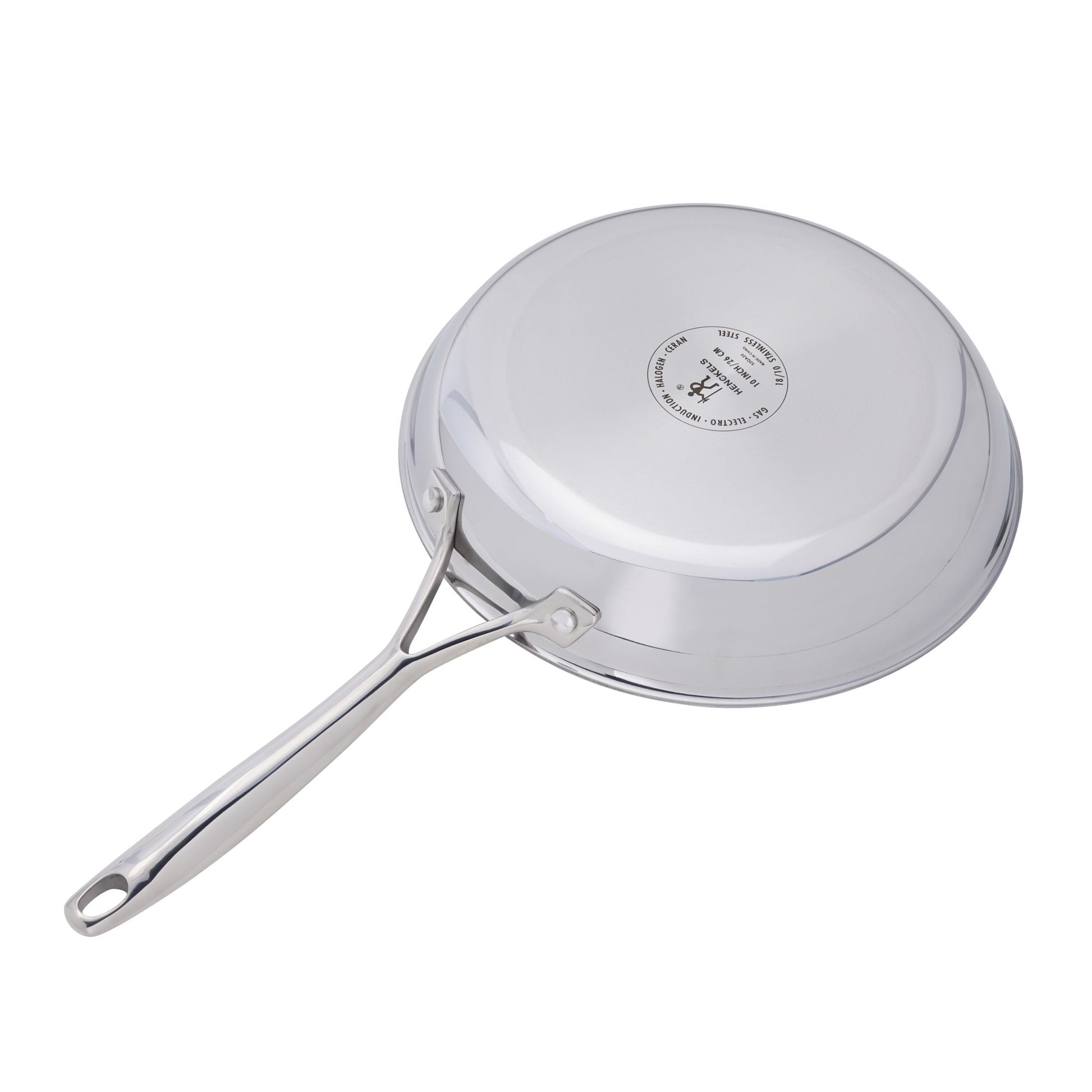 HENCKELS Paradigm Ceramic 12" Frying Pan Tri-Ply Stainless Steel-DECOROLALA