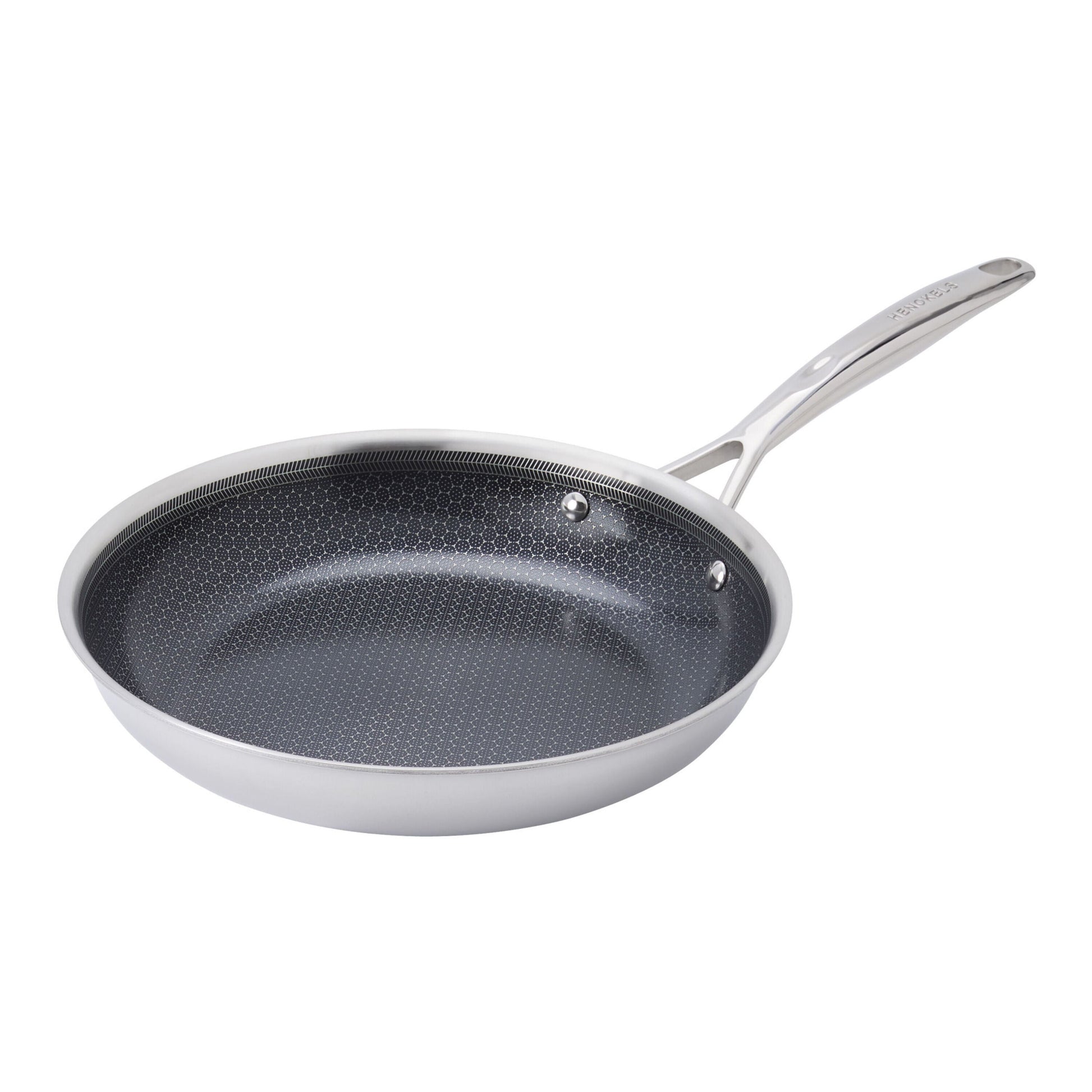 HENCKELS Paradigm Ceramic 12" Frying Pan Tri-Ply Stainless Steel-DECOROLALA