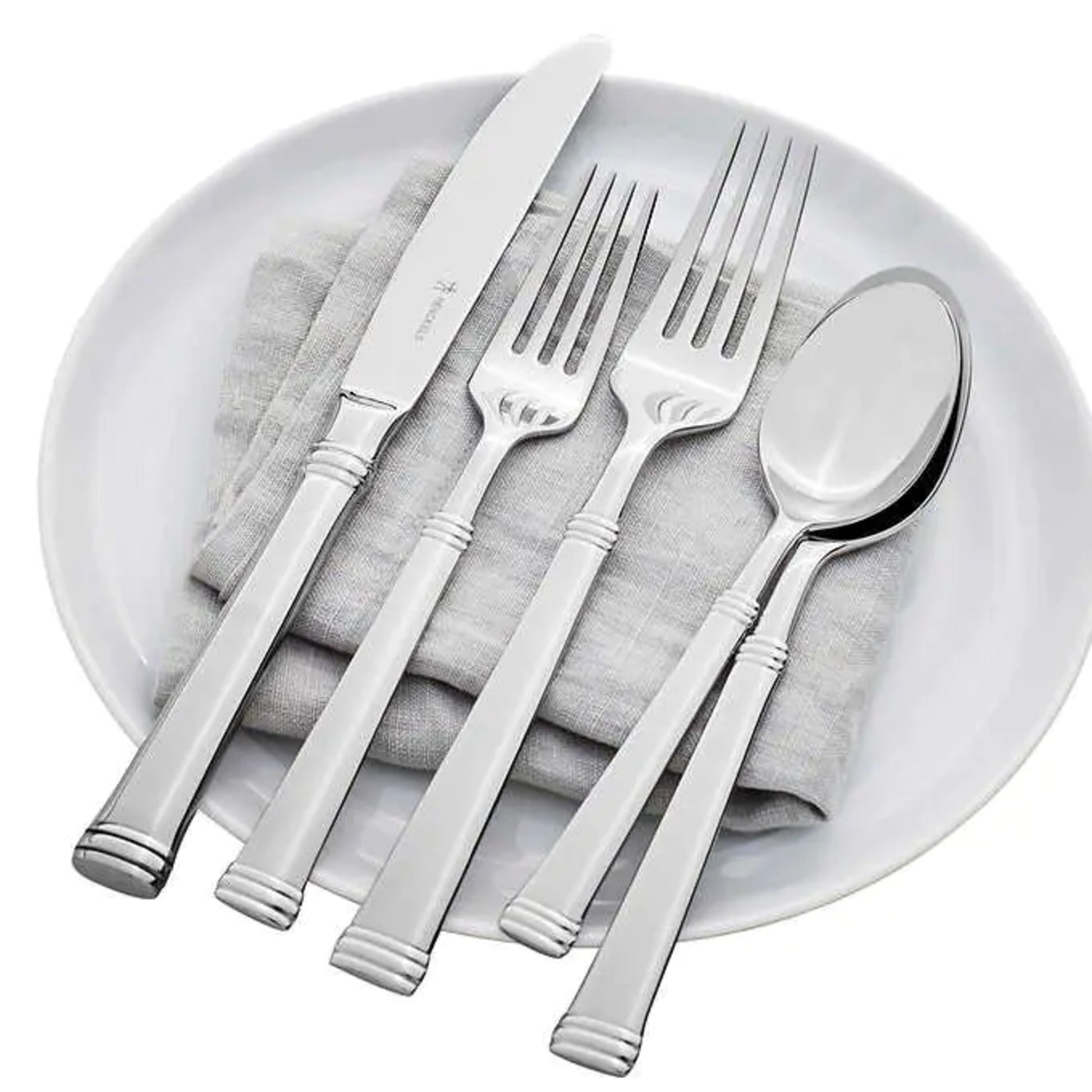 HENCKELS Plaza 65 Piece Flatware Set - Service for 12-Flatware-DECOROLALA