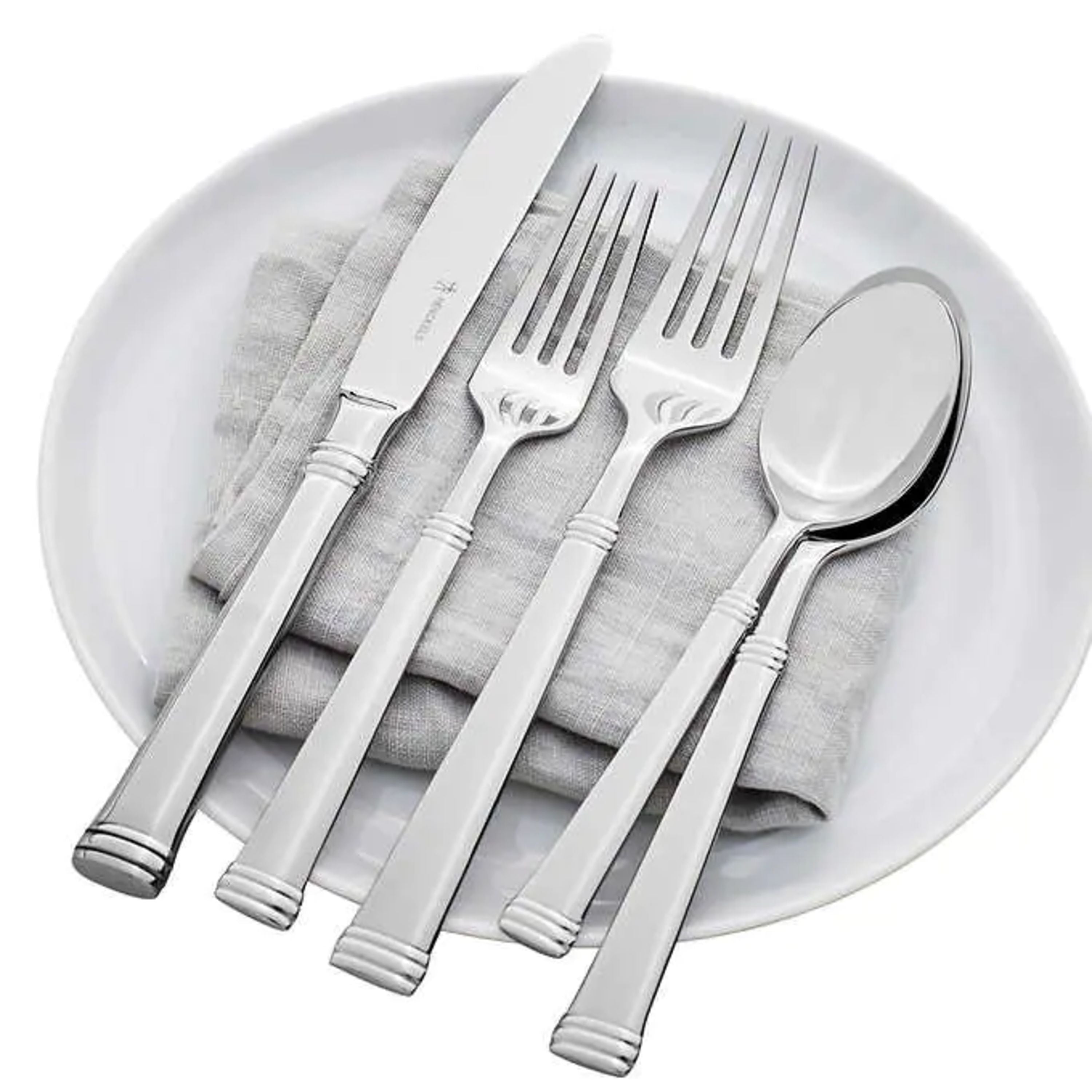 HENCKELS Plaza 65 Piece Flatware Set - Service for 12-Flatware-DECOROLALA