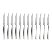 HENCKELS Queensgate Steak Knife Set, 12 Piece, Silver-Knife Set-DECOROLALA