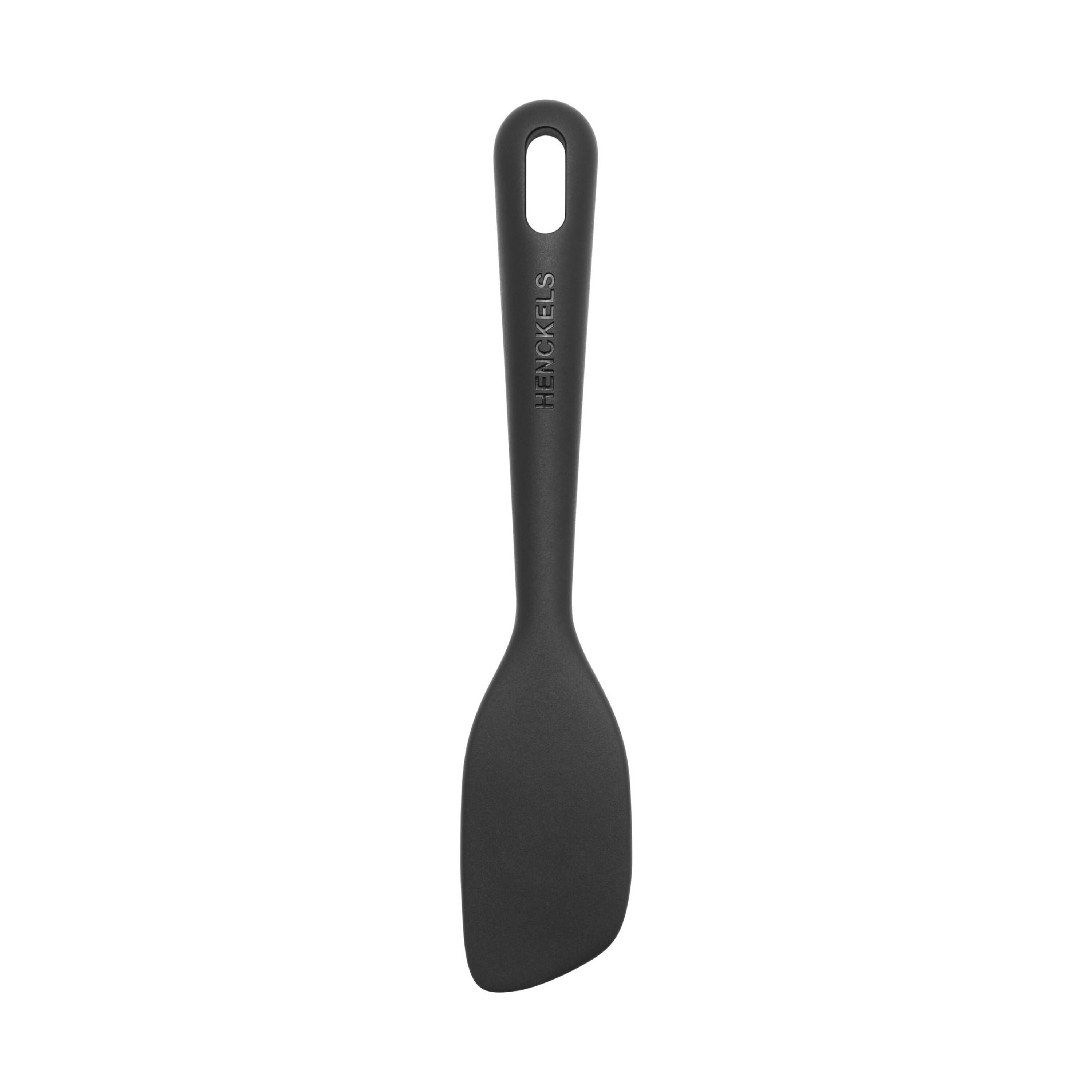 HENCKELS Silicone Onyx 23.5 cm Silicone Spatula, Black-Spatula-DECOROLALA
