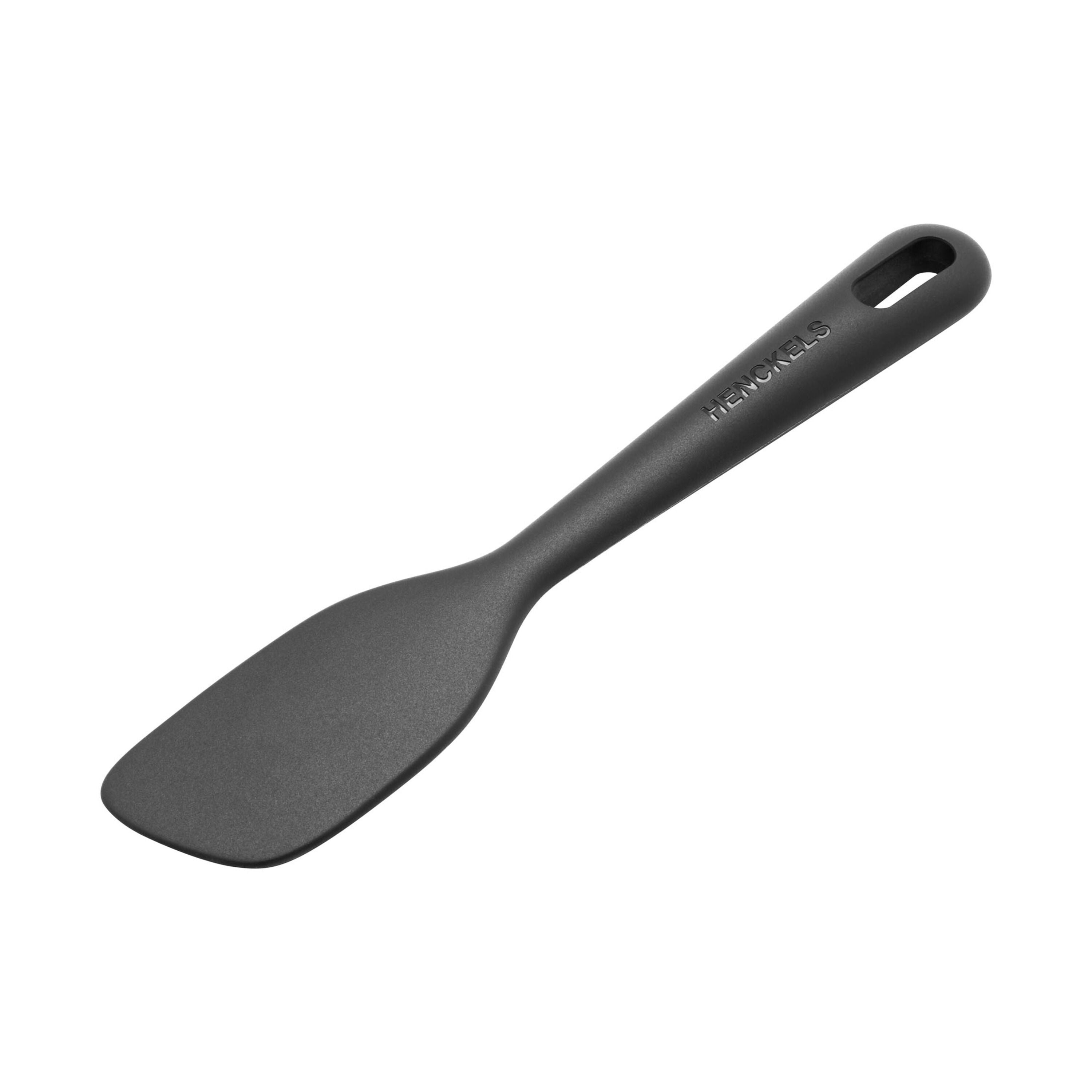 HENCKELS Silicone Onyx 23.5 cm Silicone Spatula, Black-Spatula-DECOROLALA