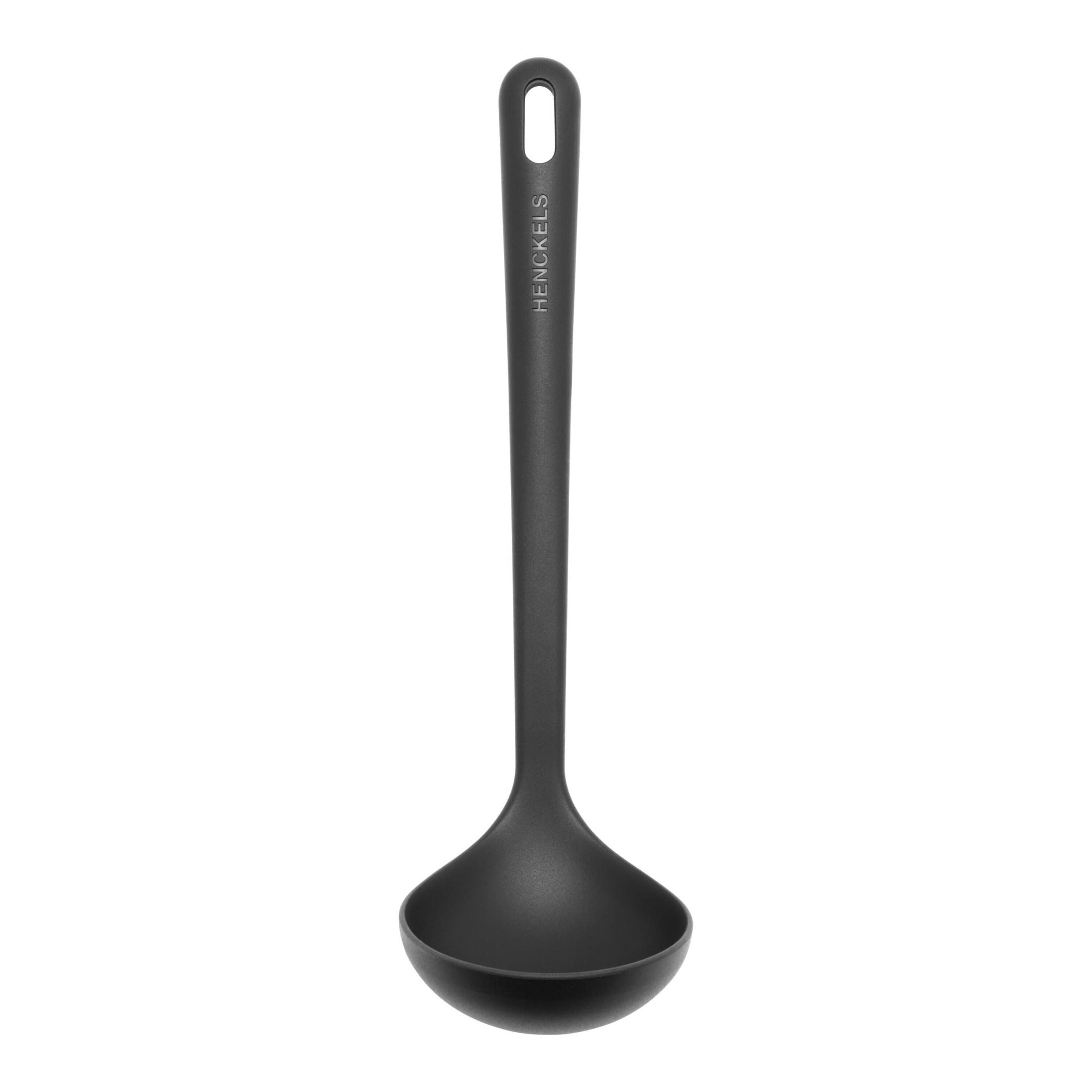 HENCKELS Silicone Onyx Soup Ladle, 31 cm, Silicone-Ladl-DECOROLALA