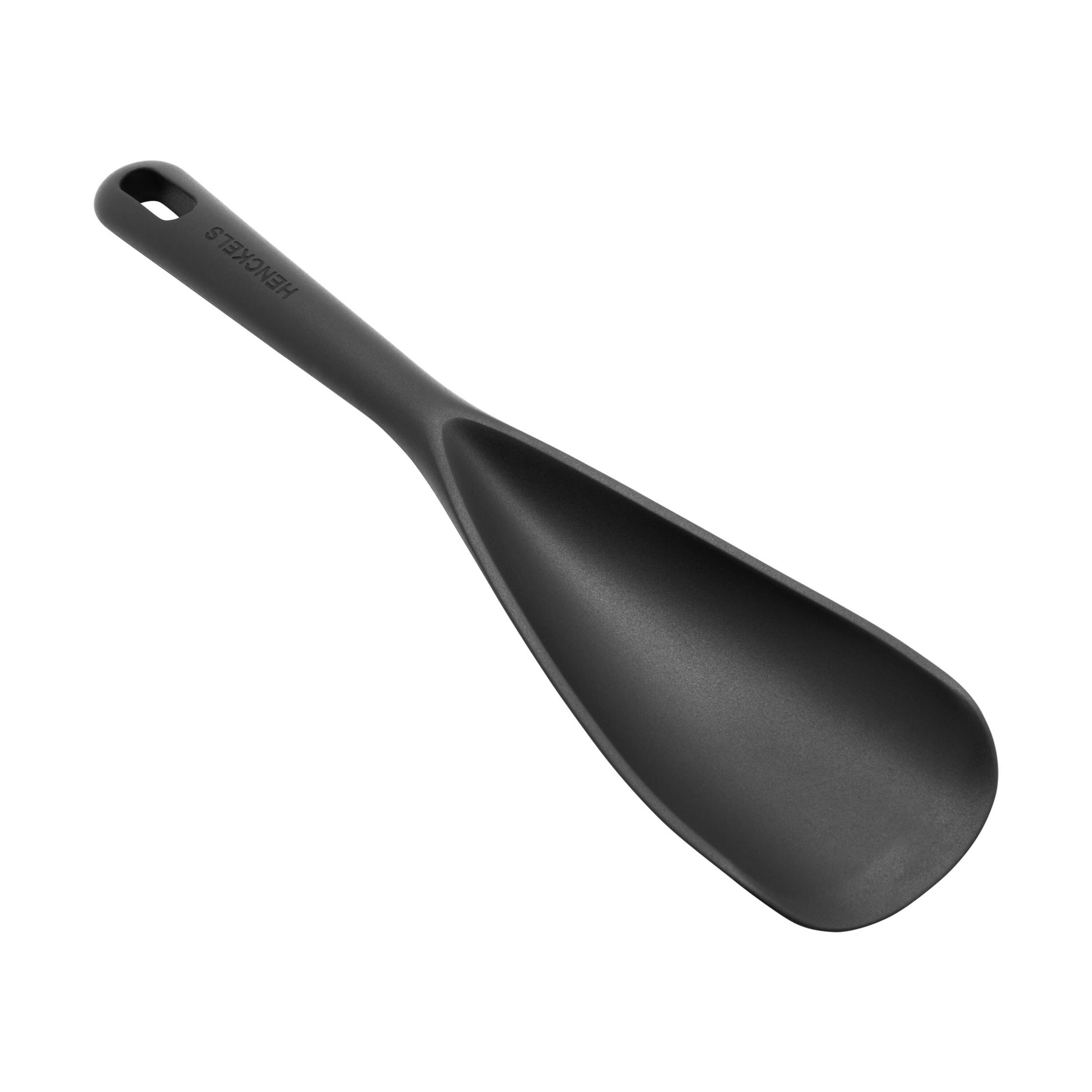 HENCKELS Silicone Spatula Spoon - Black 30cm-Spoon-DECOROLALA