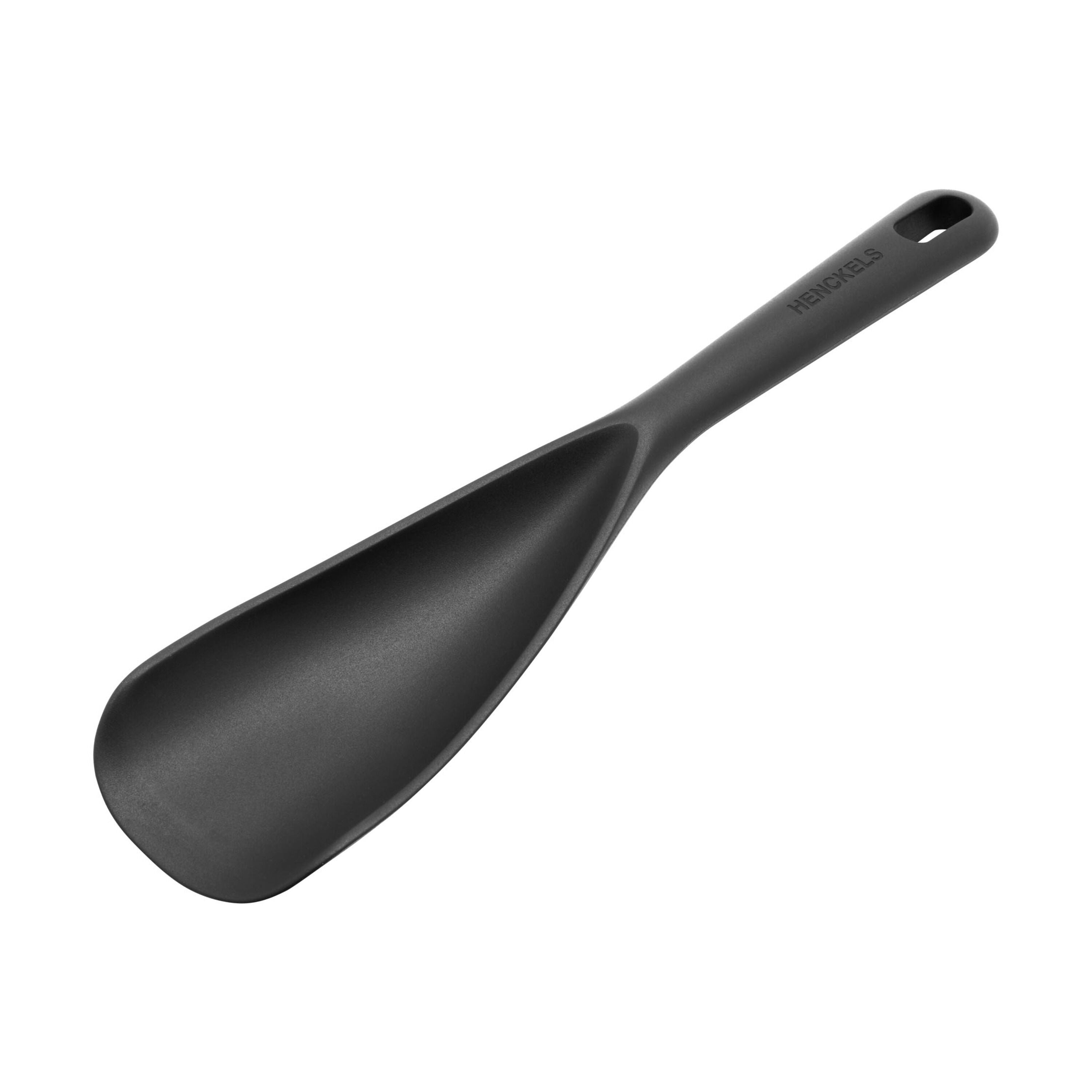 HENCKELS Silicone Spatula Spoon - Black 30cm-Spoon-DECOROLALA