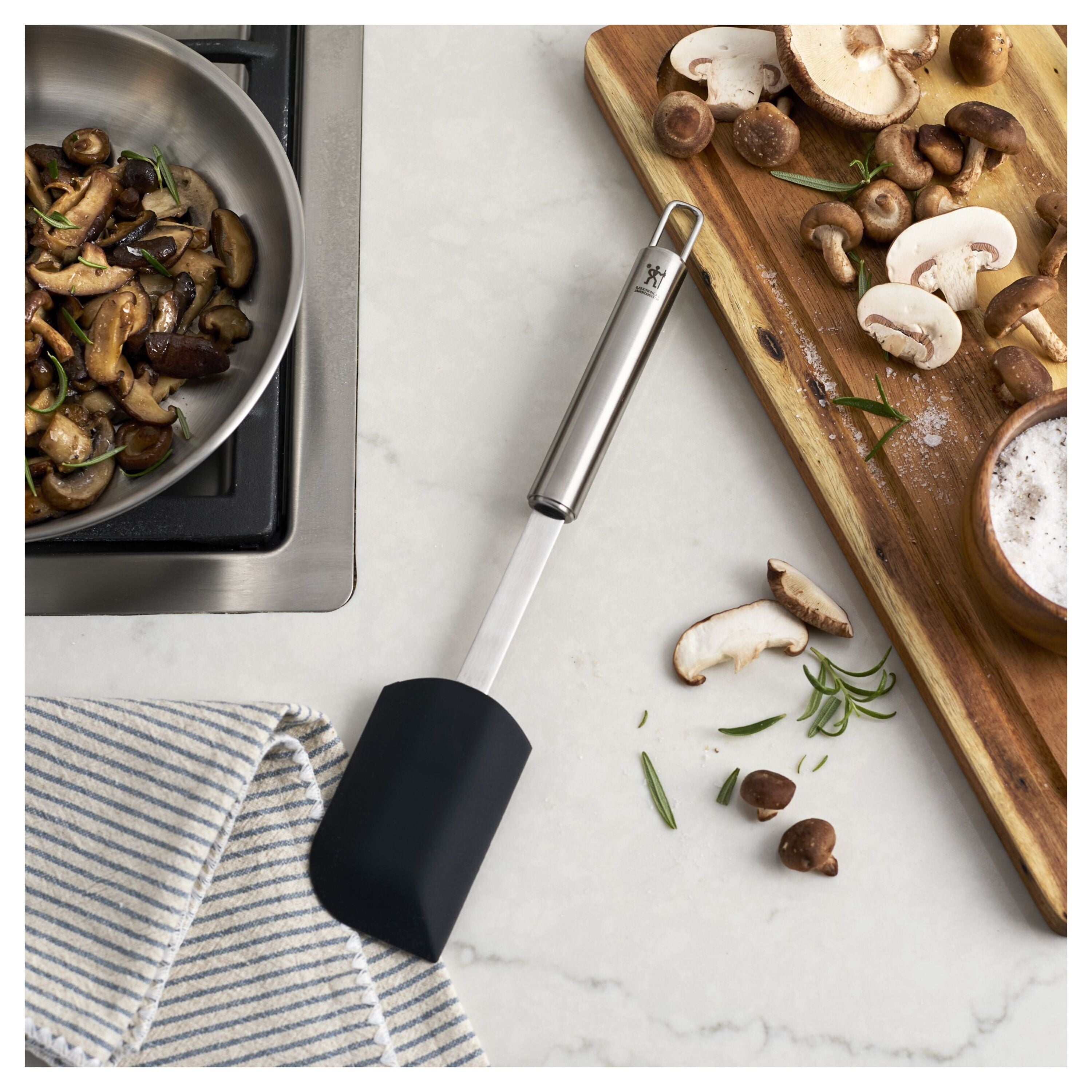 HENCKELS Stainless Steel Spatula 29cm Silicone-DECOROLALA