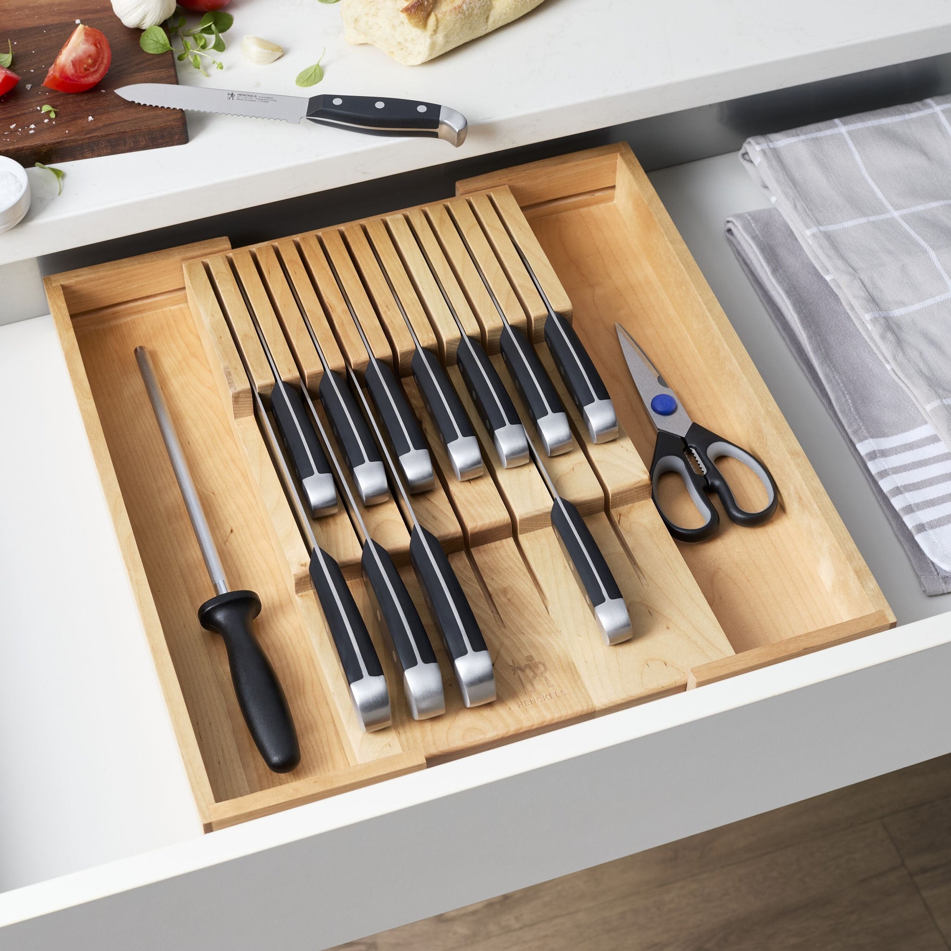HENCKELS Statement 15-Piece Knife Set Stainless Steel-Knife Set-DECOROLALA