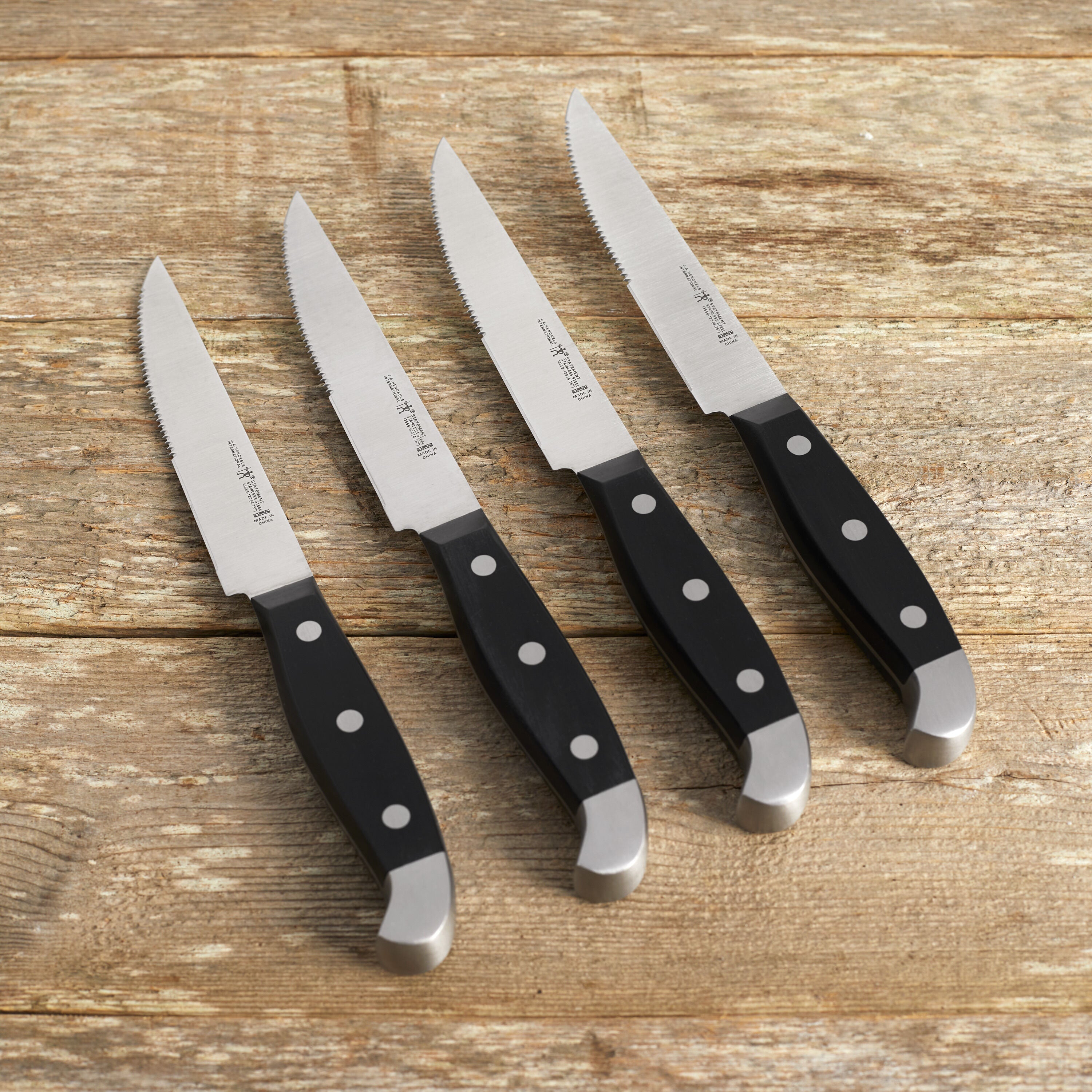 HENCKELS Statement 15-Piece Knife Set Stainless Steel-Knife Set-DECOROLALA