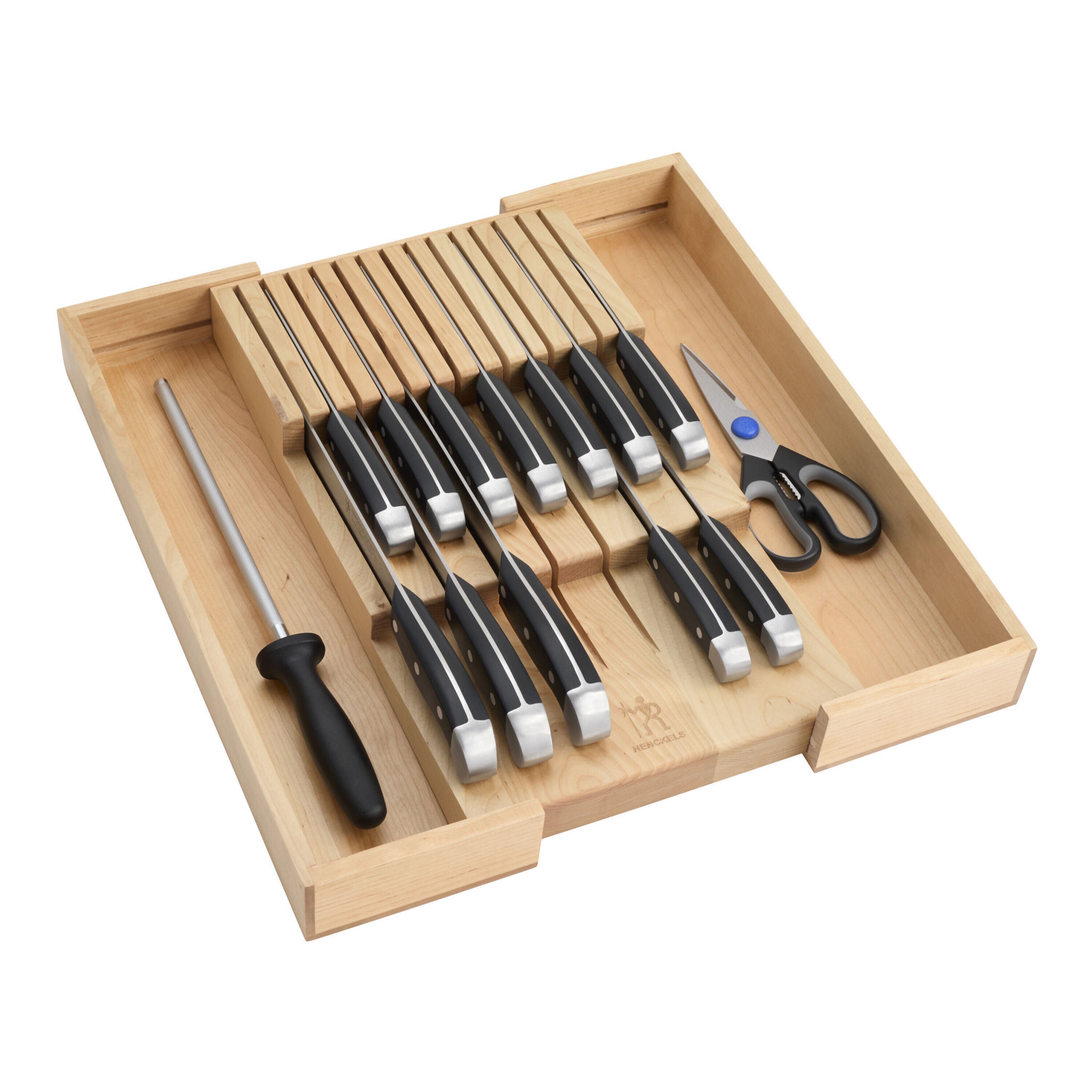 HENCKELS Statement 15-Piece Knife Set Stainless Steel-Knife Set-DECOROLALA