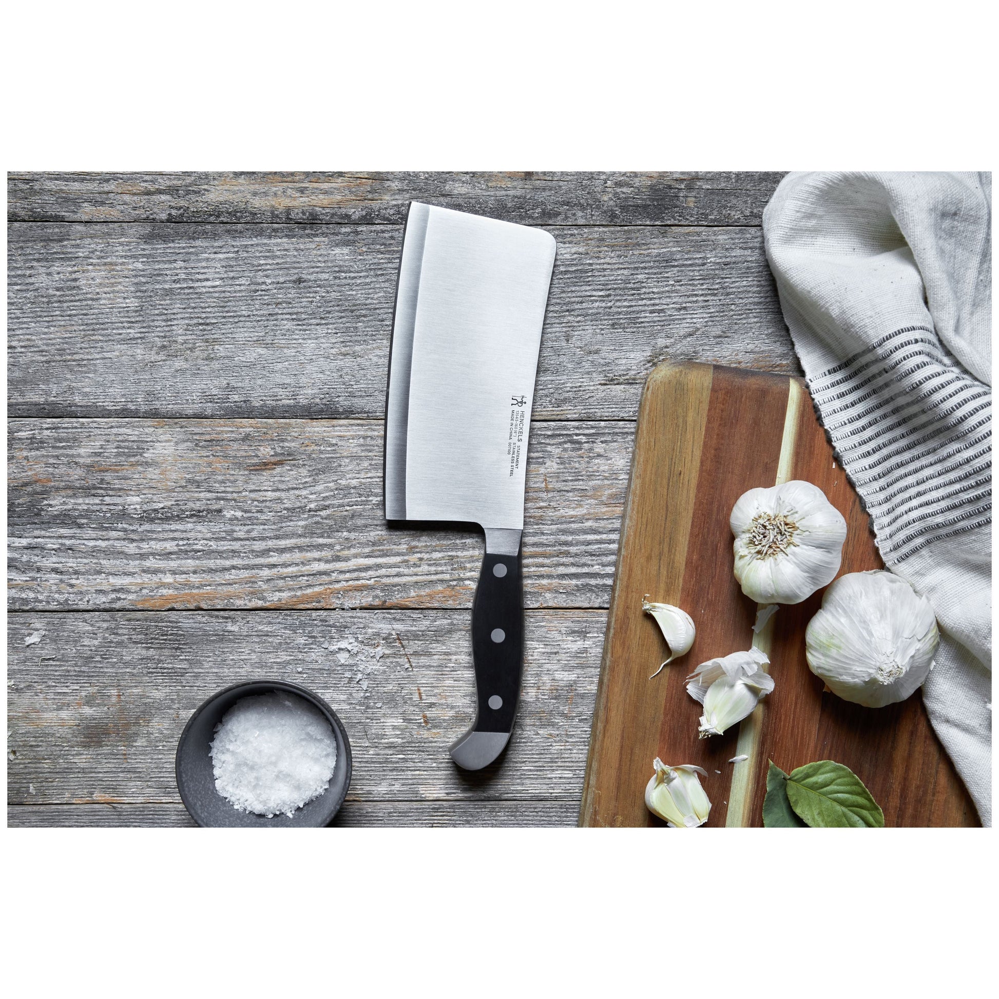 HENCKELS Statement 6.5" Cleaver - Black Stainless Steel-Kitchen Tool-DECOROLALA