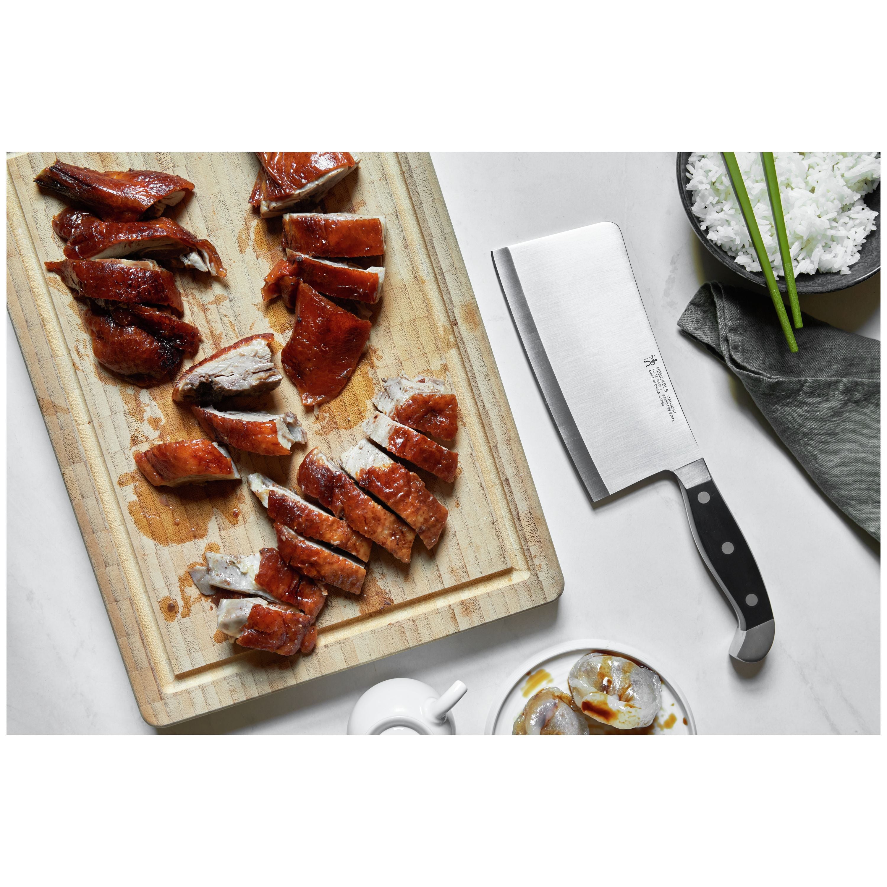 HENCKELS Statement 6.5" Cleaver - Black Stainless Steel-Kitchen Tool-DECOROLALA