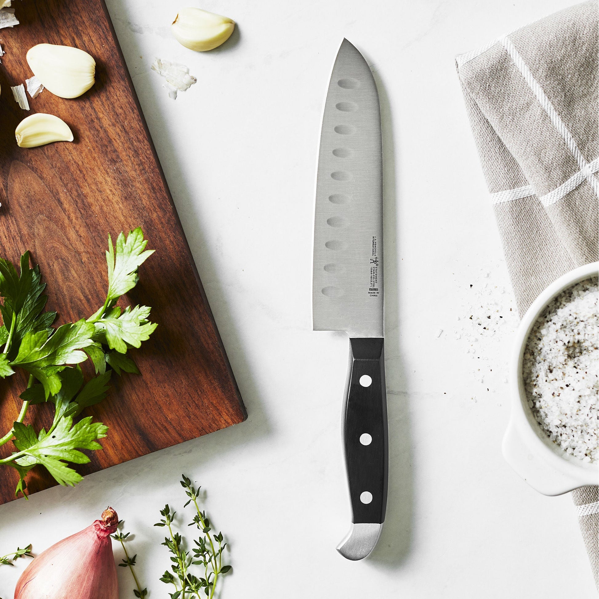 HENCKELS Statement 7" Santoku Knife - Stainless Steel-Santoku Knife-DECOROLALA