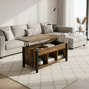 HOMCOM Lift Top Coffee Table 41" Storage-DECOROLALA
