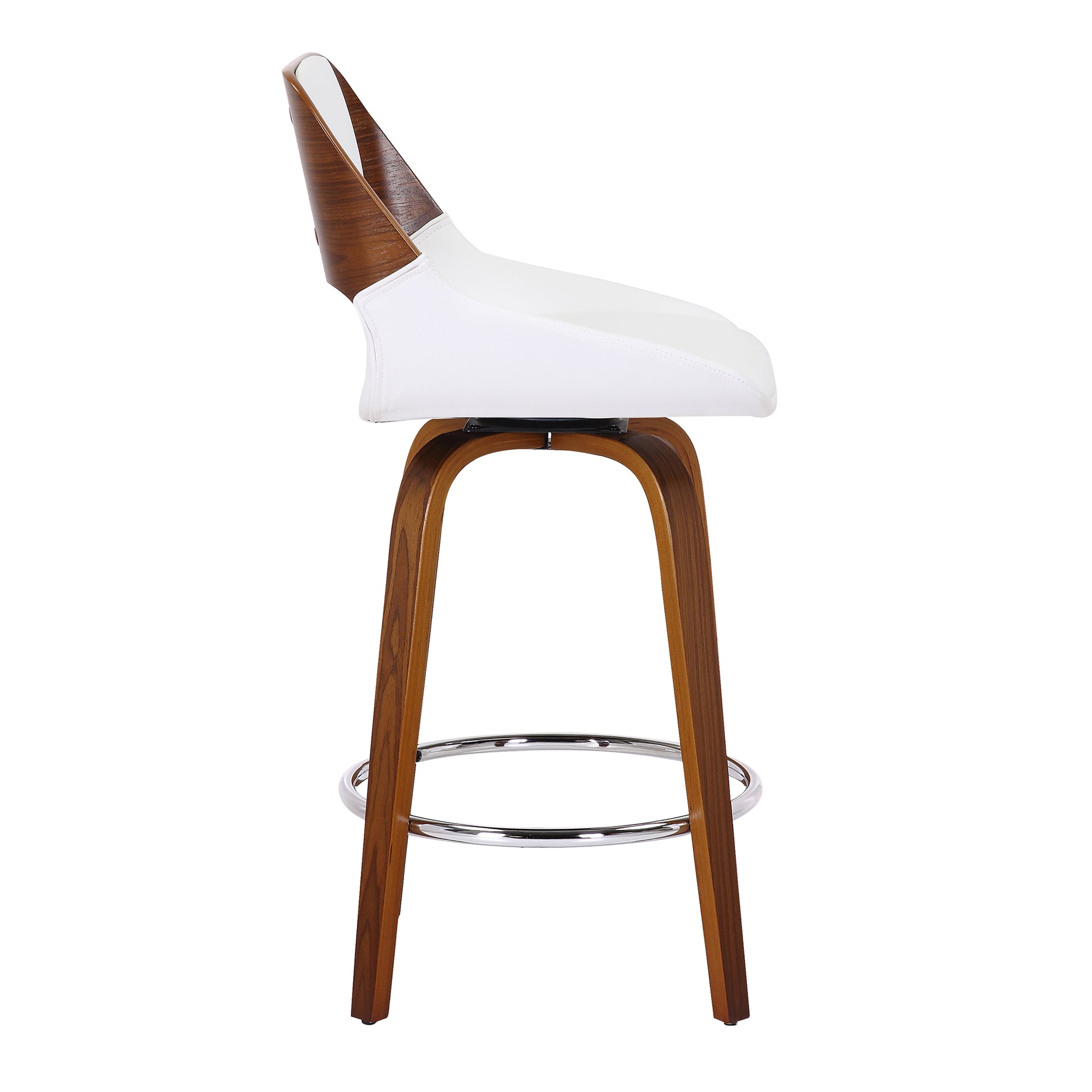 HUDSON-26' COUNTER STOOL PU-WHITE-DECOROLALA