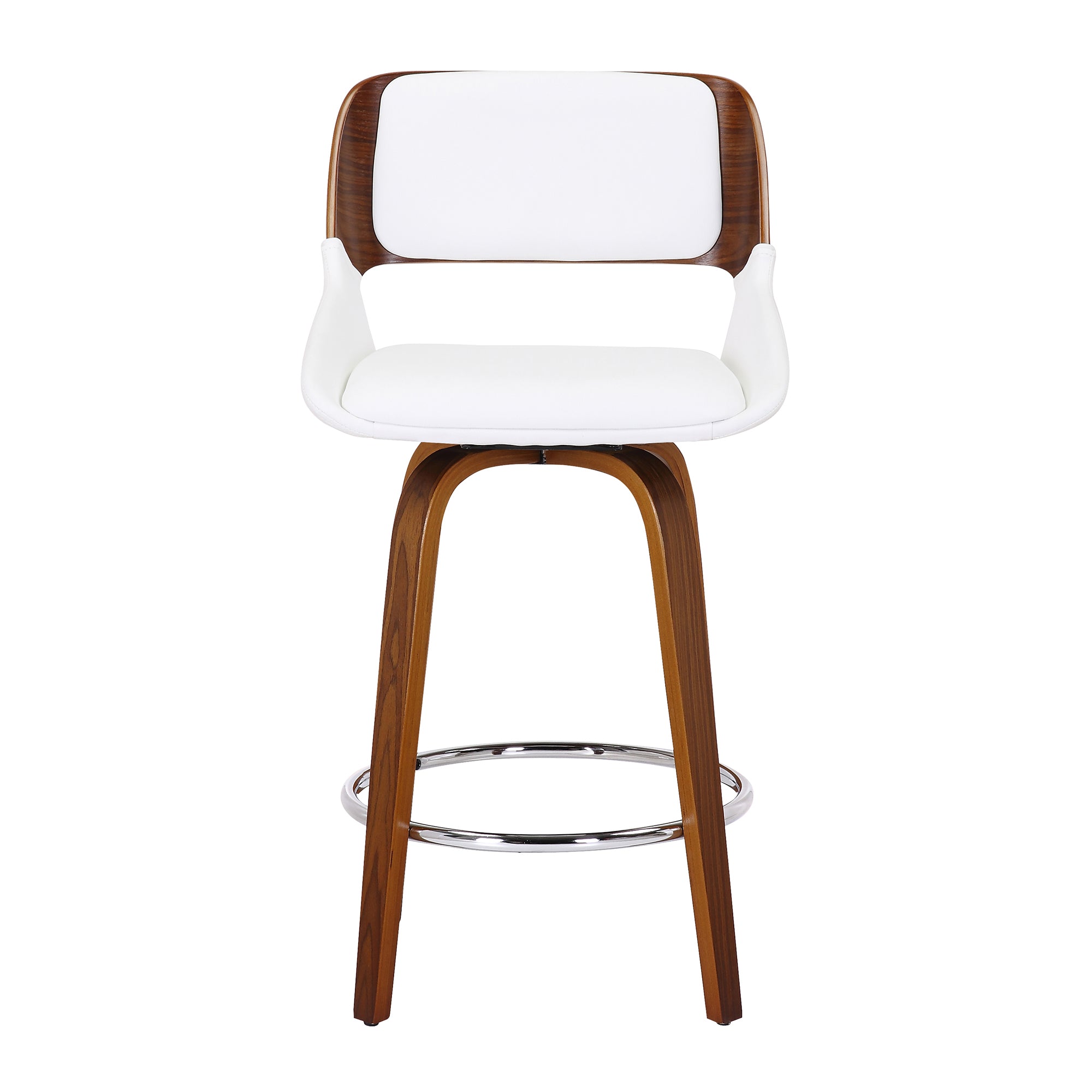 HUDSON-26' COUNTER STOOL PU-WHITE-DECOROLALA