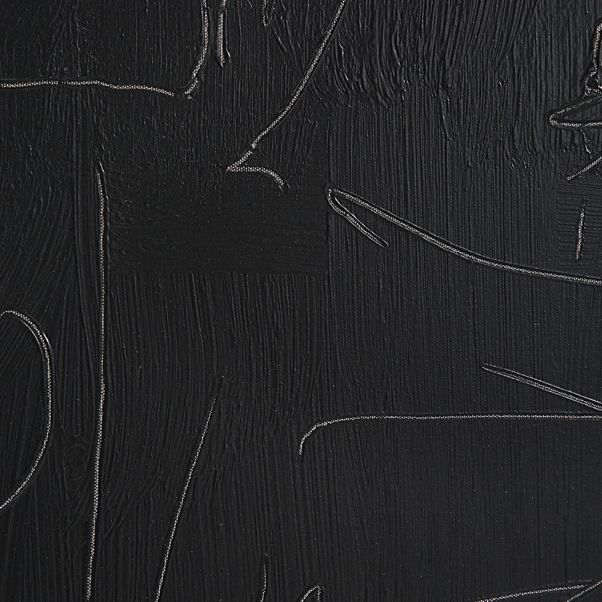 Haiku 40" Wide Canvas Art, Black-Canvas Art-DECOROLALA