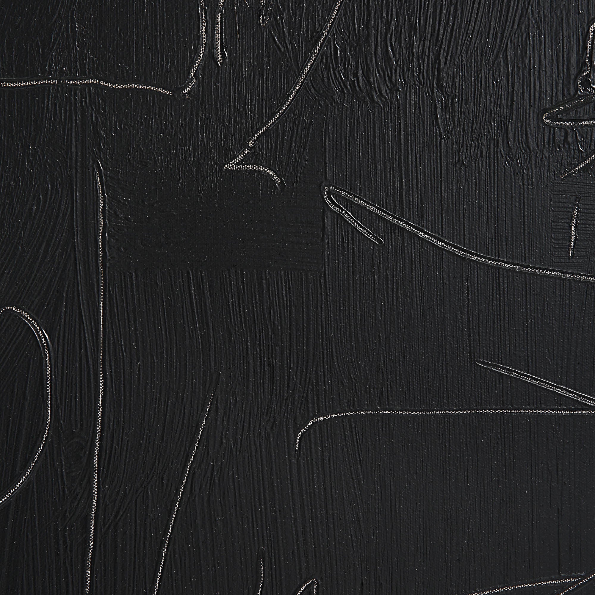 Haiku 40" Wide Canvas Art, Black-Canvas Art-DECOROLALA