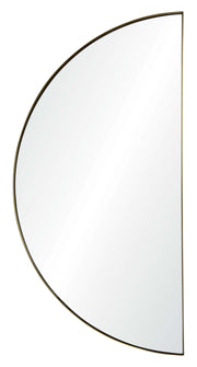 Halfmoon 40" Tall Semicircle Wall Mirror, Yellow-Mirror-DECOROLALA