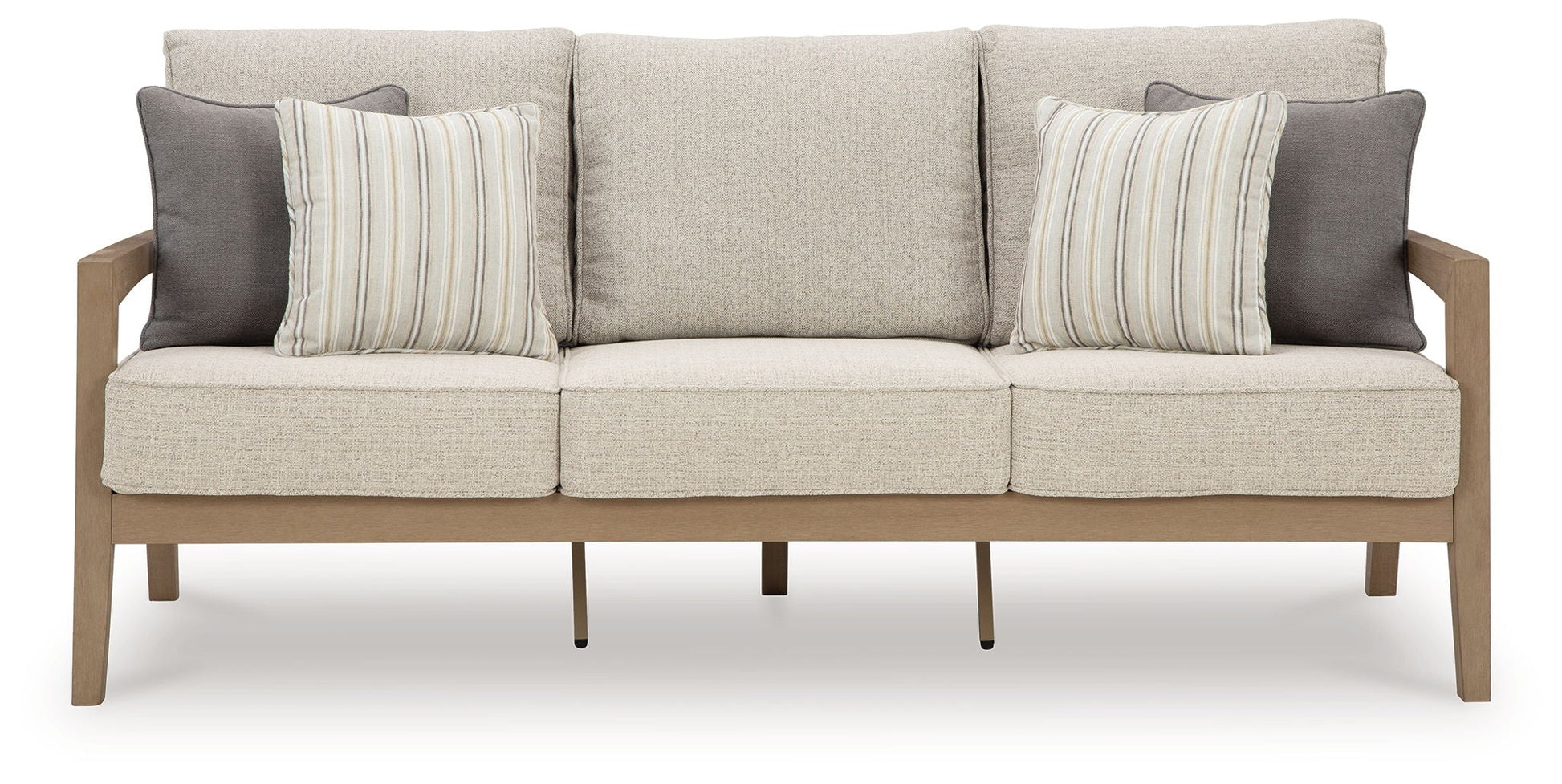 Hallow Creek Sofa With Cushion - Driftwood-Sofas-DECOROLALA