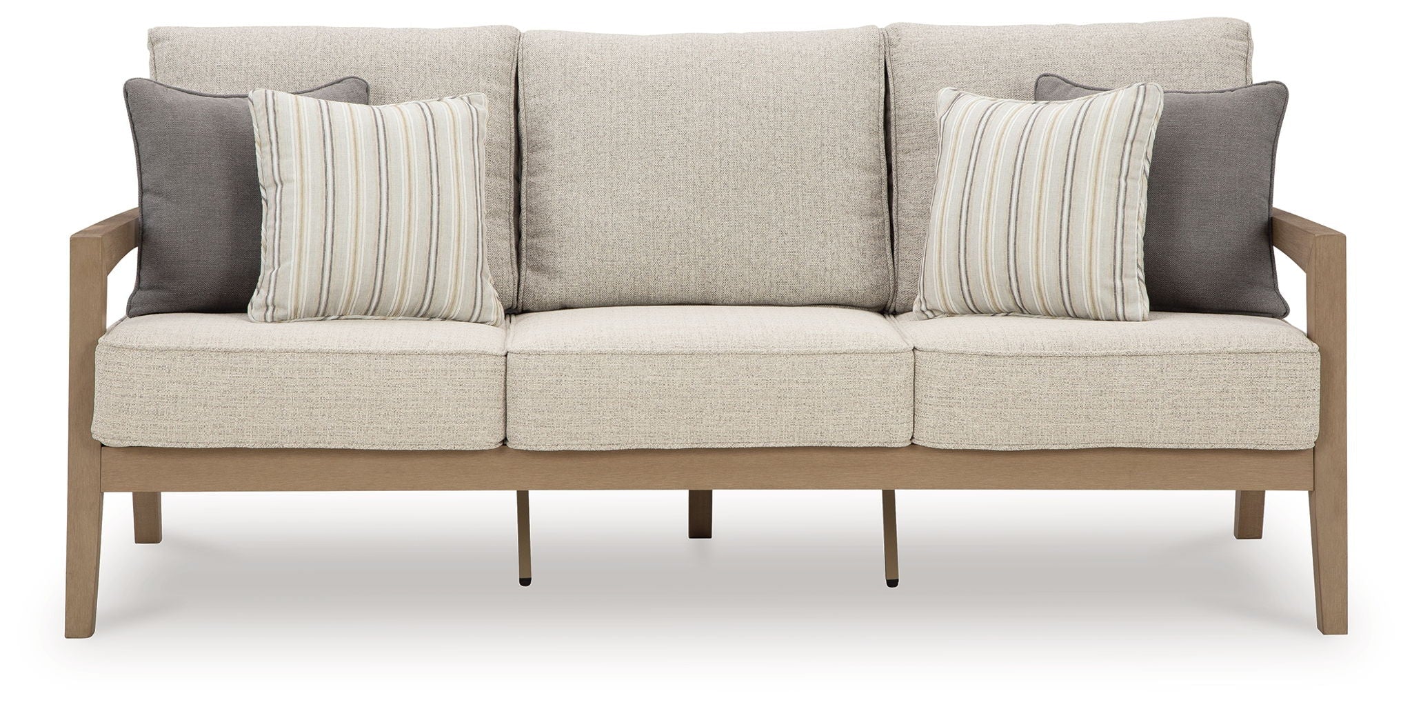 Hallow Creek Sofa With Cushion - Driftwood-Sofas-DECOROLALA