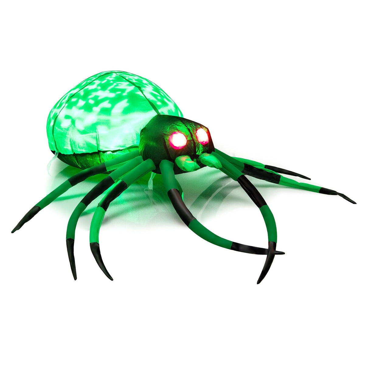 Halloween Inflatable Spider with Cobweb and LED Lights - 3.5 ft-Halloween-DECOROLALA