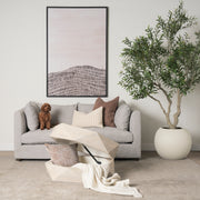 Halston Arm Pillow Light Gray Performance Fabric-Sofa & Sectionals-DECOROLALA