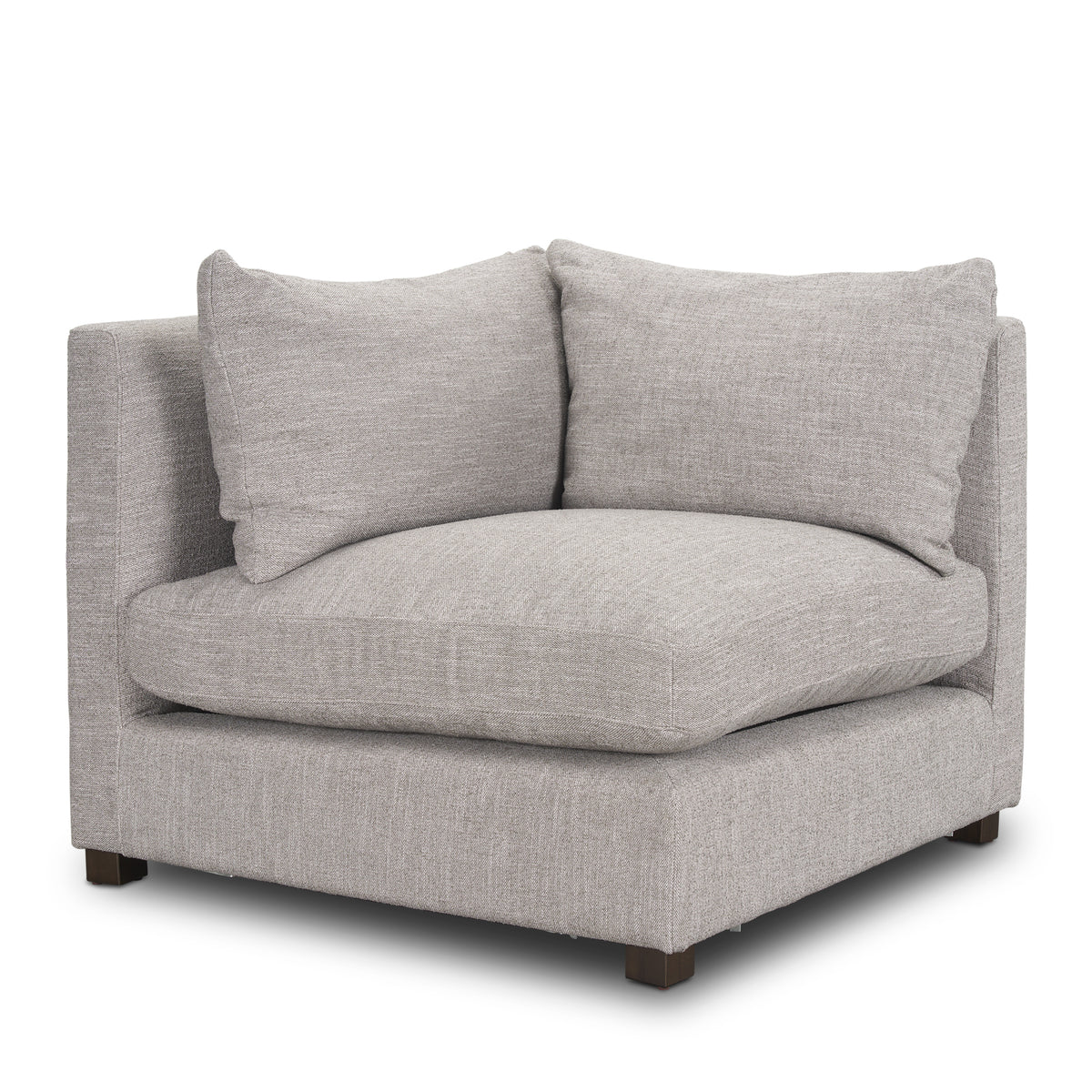 Halston Corner Light Grey Performance Fabric-Sofa & Sectionals-DECOROLALA