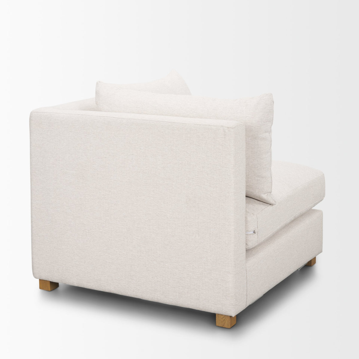 Halston Corner Sectional Piece Oatmeal Performance Fabric-Sofa & Sectionals-DECOROLALA