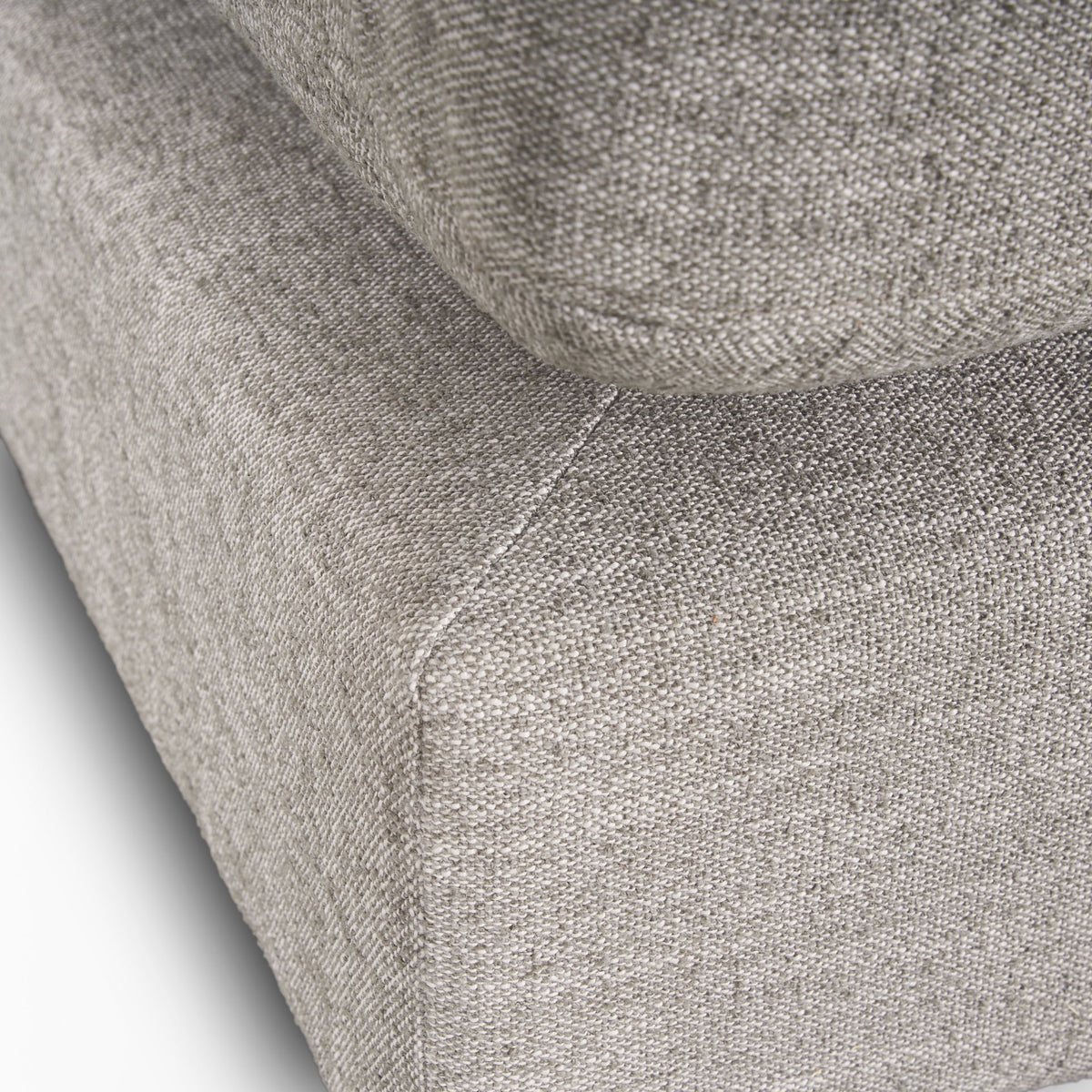 Halston Large Ottoman Light Gray Performance Fabric-Sofa & Sectionals-DECOROLALA
