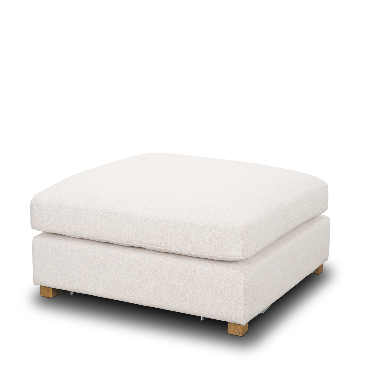 Halston Large Ottoman Oatmeal Performance Fabric-Sofa & Sectionals-DECOROLALA