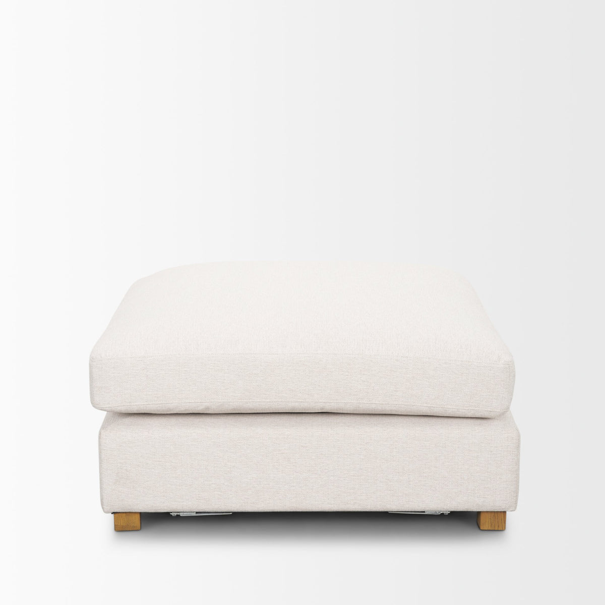Halston Large Ottoman Oatmeal Performance Fabric-Sofa & Sectionals-DECOROLALA