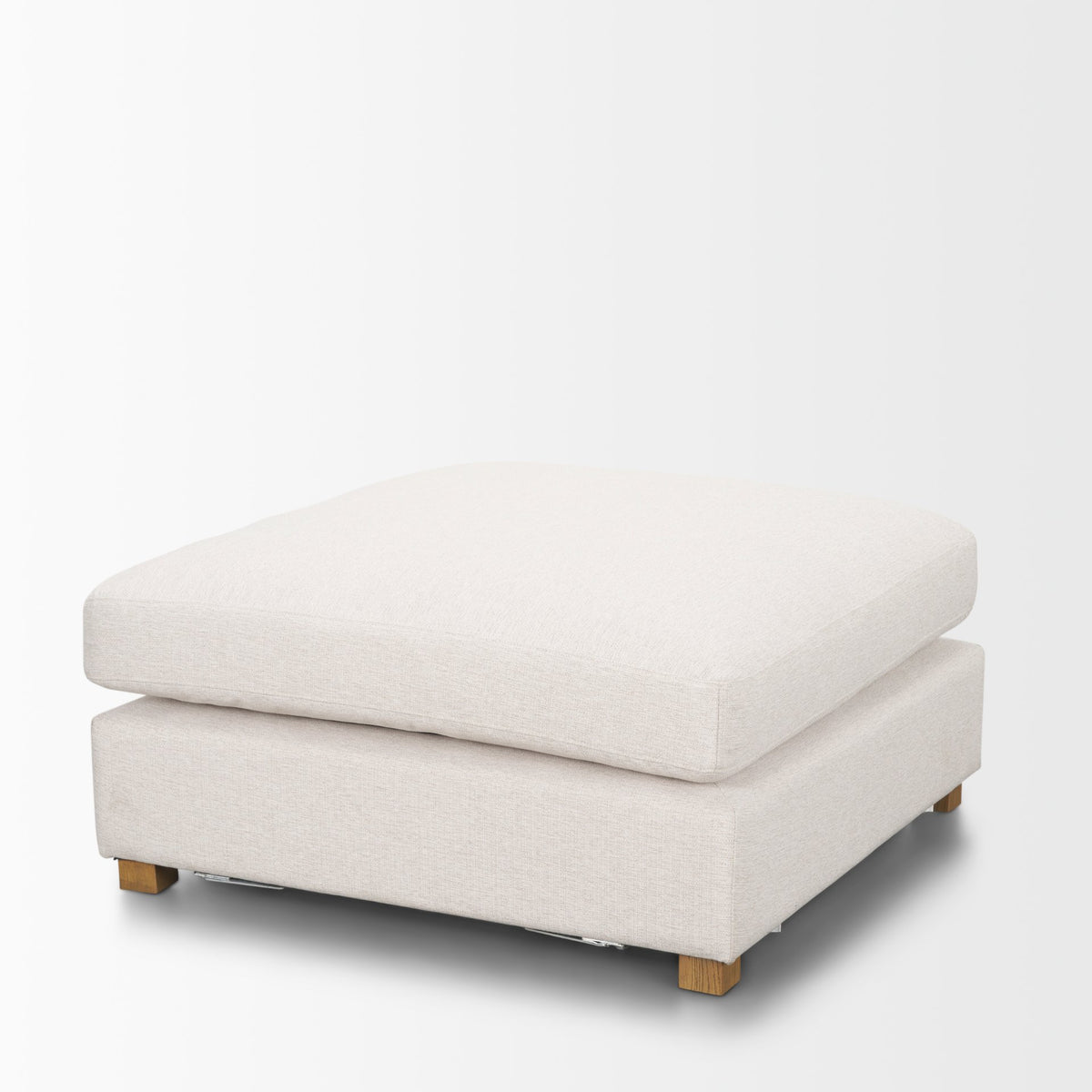 Halston Large Ottoman Oatmeal Performance Fabric-Sofa & Sectionals-DECOROLALA