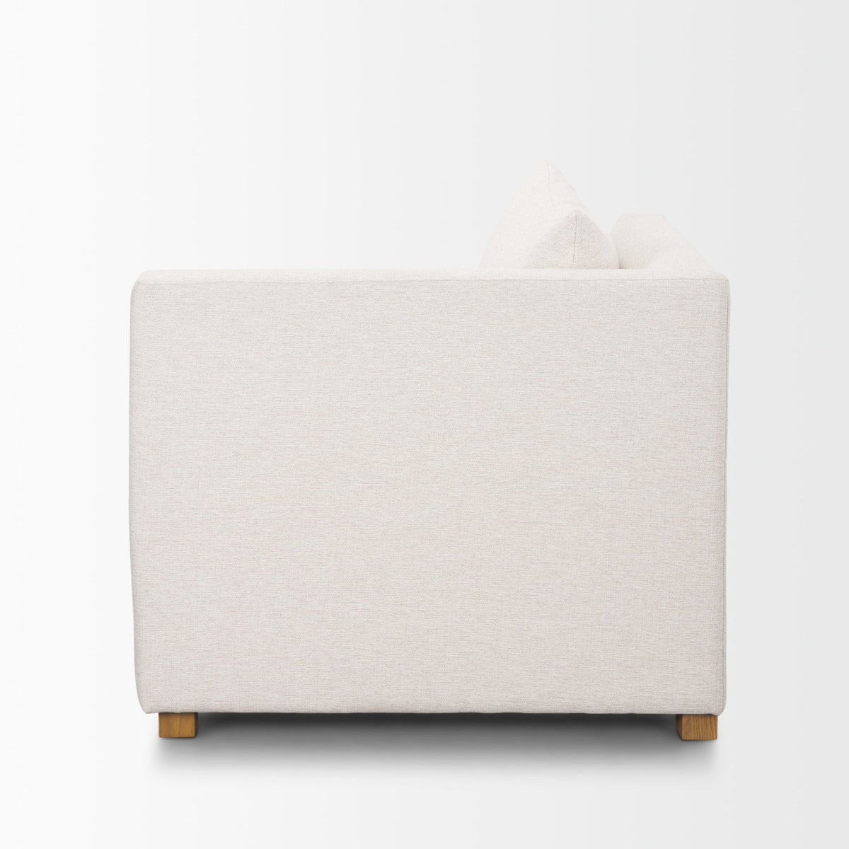 Halston Right Arm Sectional Piece Oatmeal Performance Fabric-Sofa & Sectionals-DECOROLALA