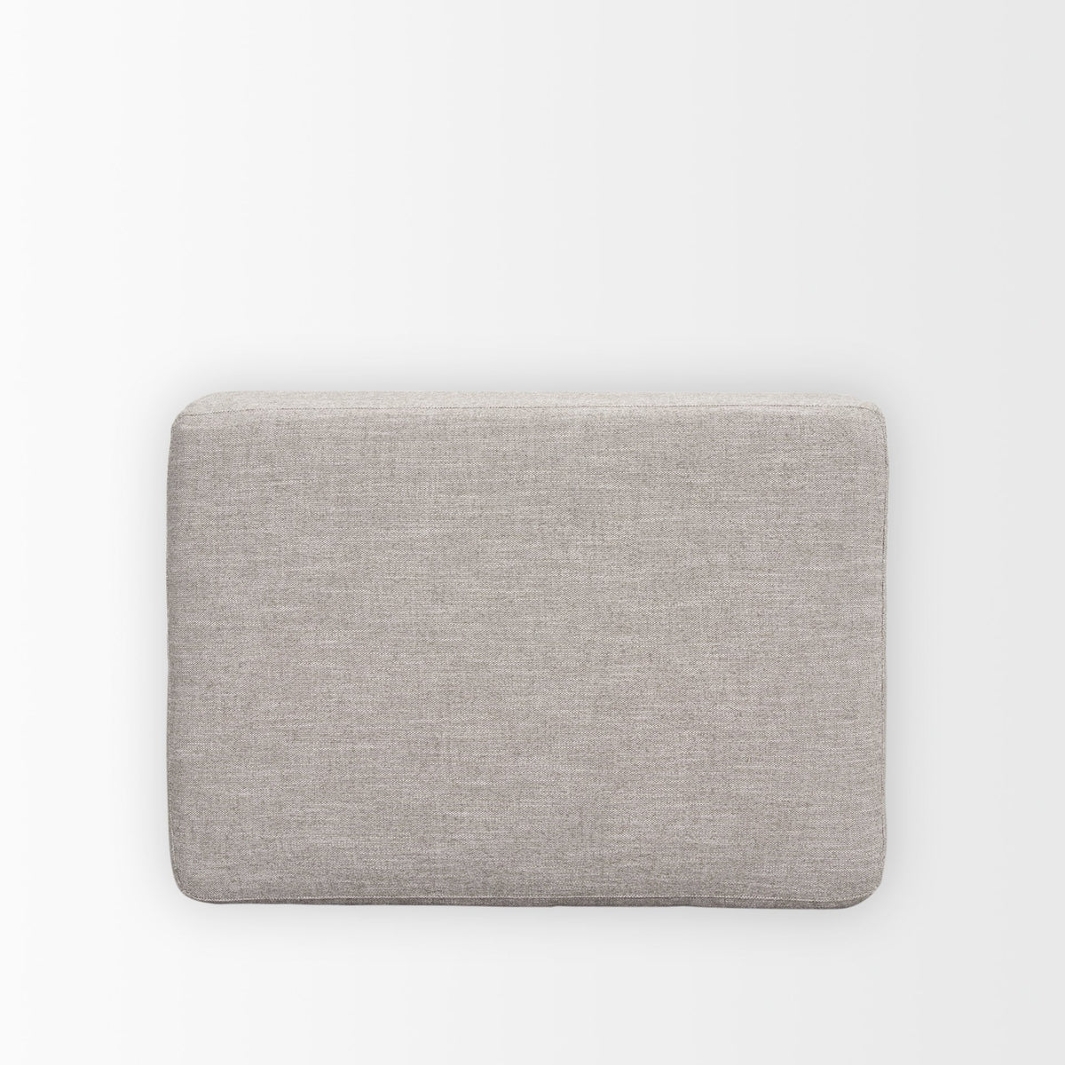 Halston Small Ottoman Light Gray Performance Fabric-Sofa & Sectionals-DECOROLALA