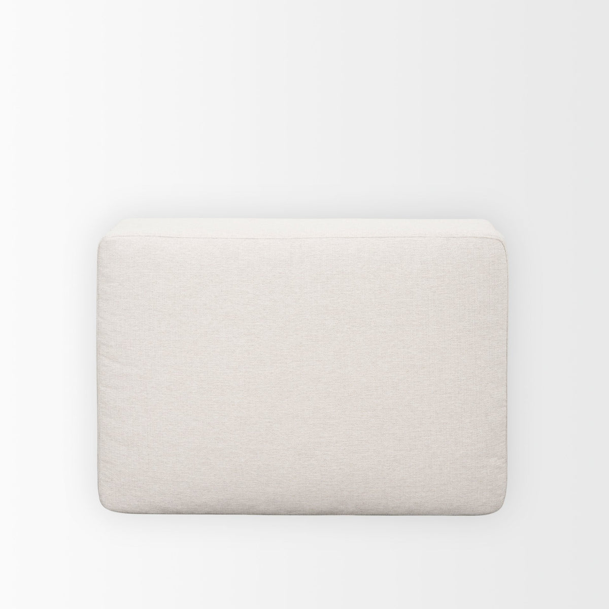 Halston Small Ottoman Oatmeal Performance Fabric-Sofa & Sectionals-DECOROLALA