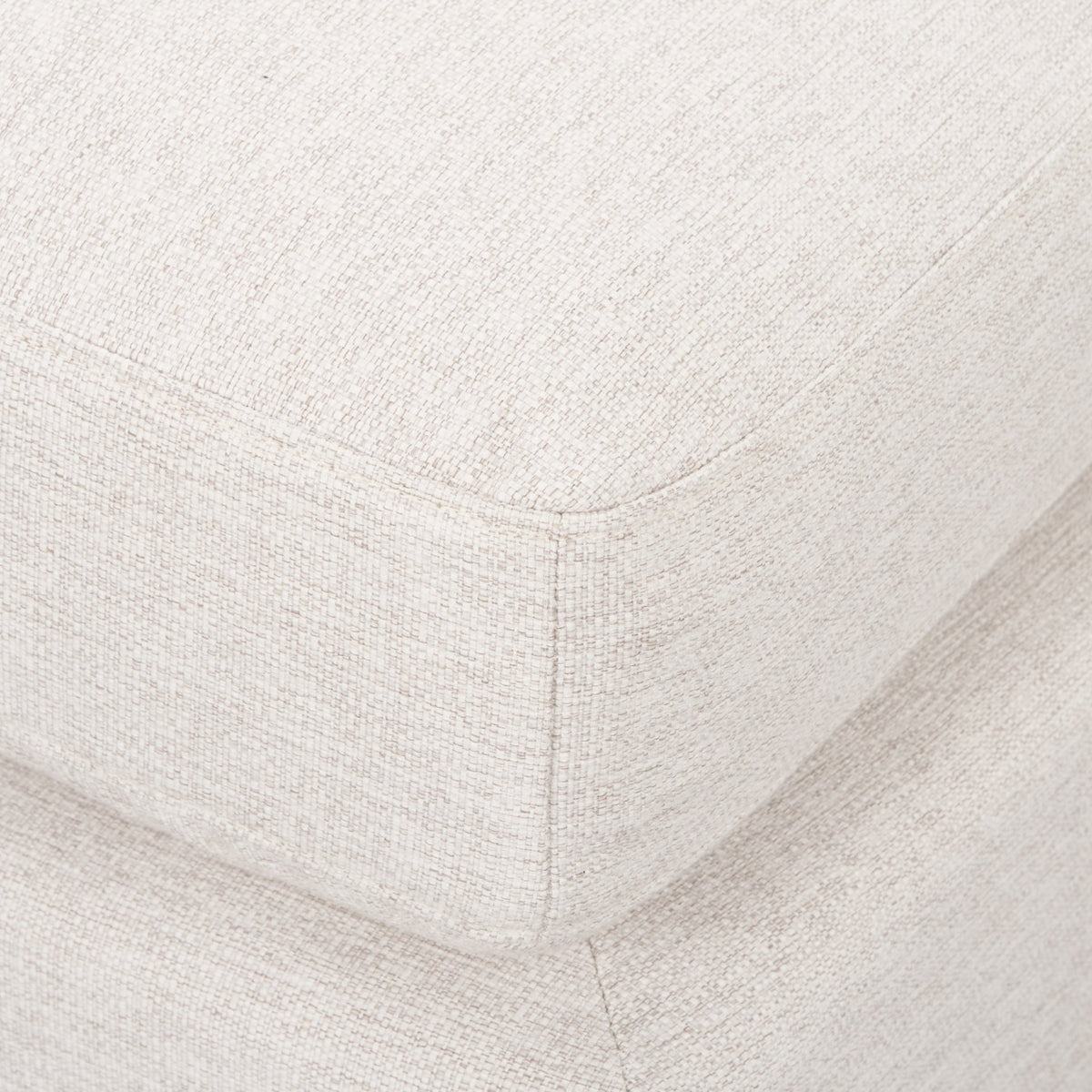 Halston Small Ottoman Oatmeal Performance Fabric-Sofa & Sectionals-DECOROLALA