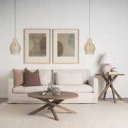 Halycon 16.0L x 16.0W x 20.0H Gold Mesh and Iron Pendant Light-Pendant Lighting-DECOROLALA